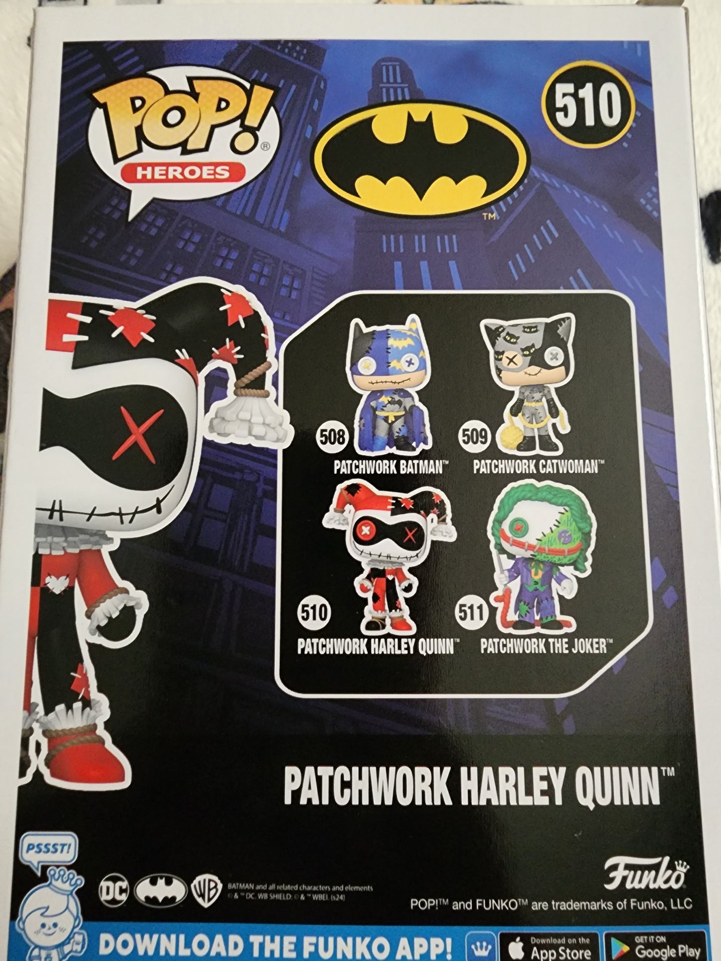 Funko Pop DC Harley Quinn Patchwork Figure