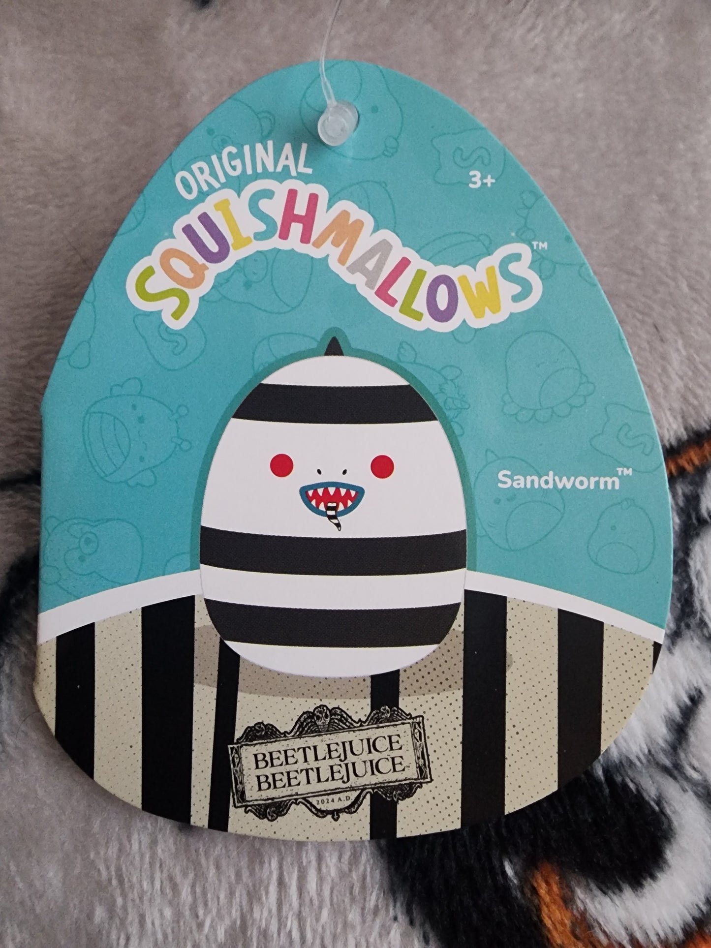 Squishmallows Beetlejuice Beetlejuice Sandworm Plush