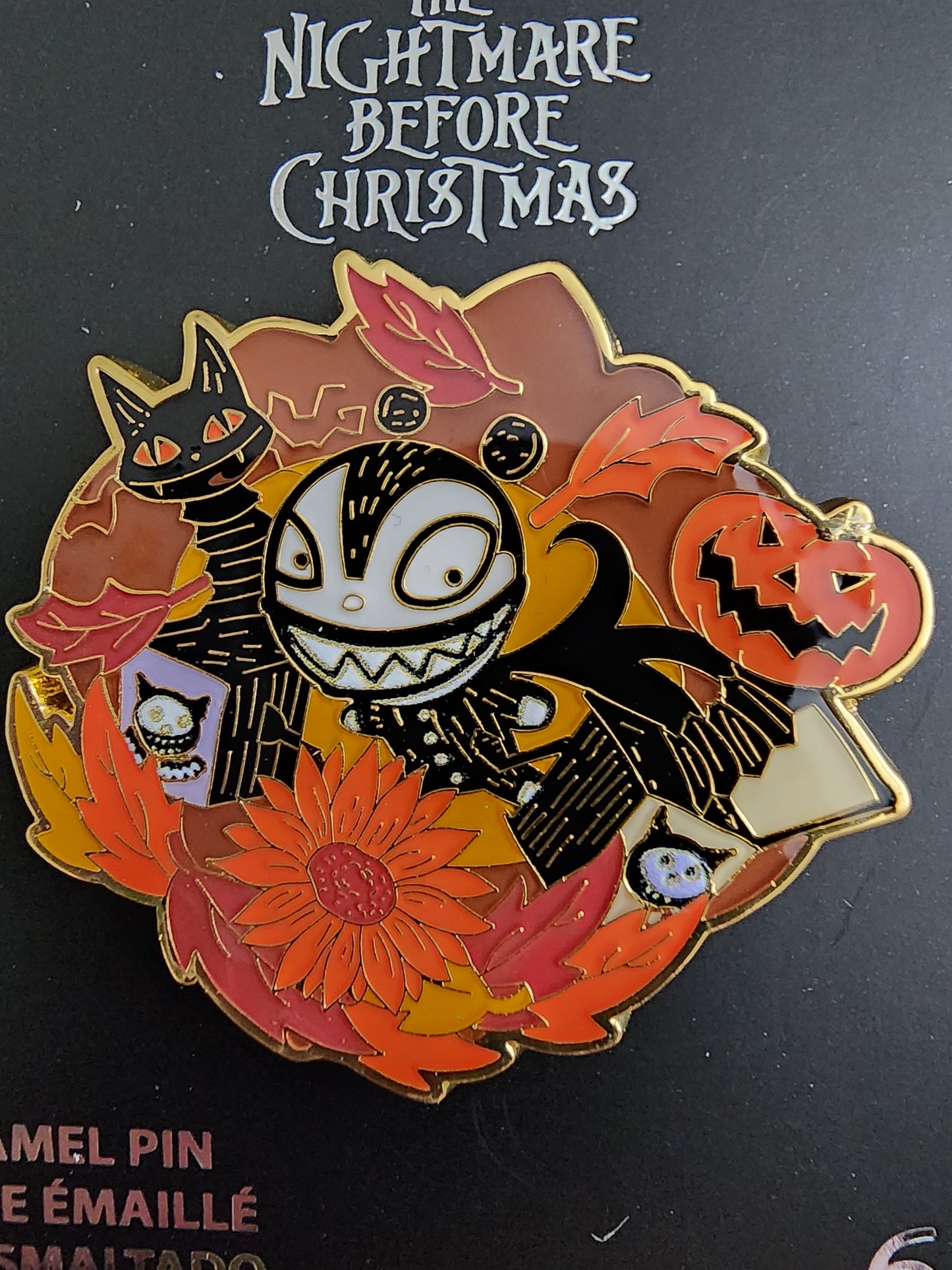 Loungefly Disney Nightmare Before Christmas Scary Teddy Fall Harvest Pin