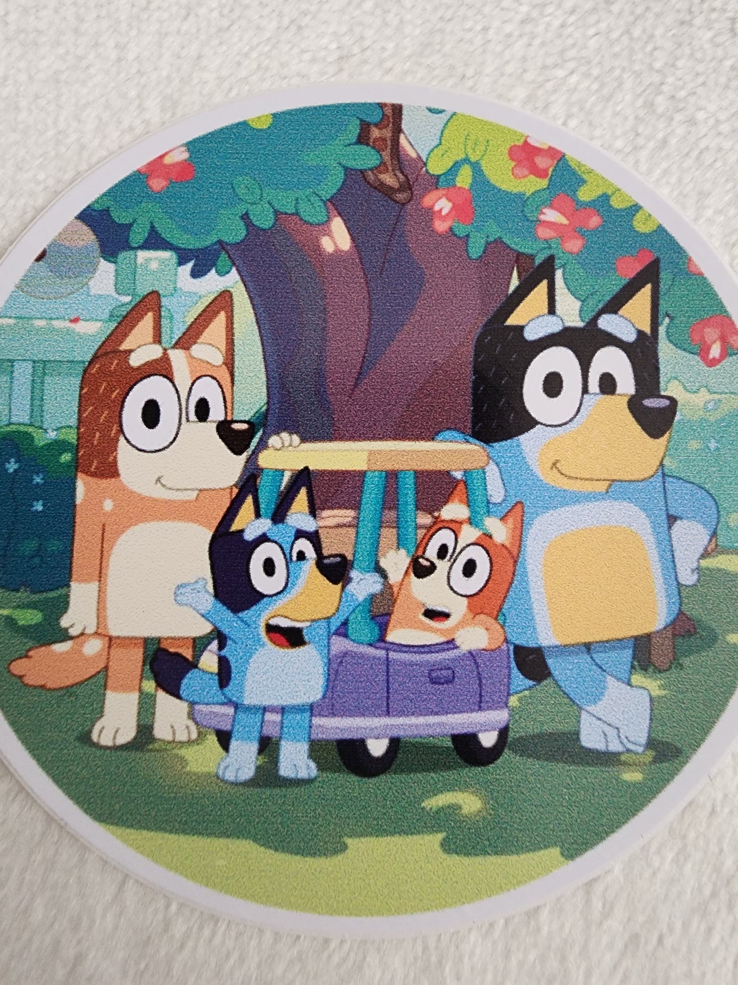 Bluey and Family Sticker