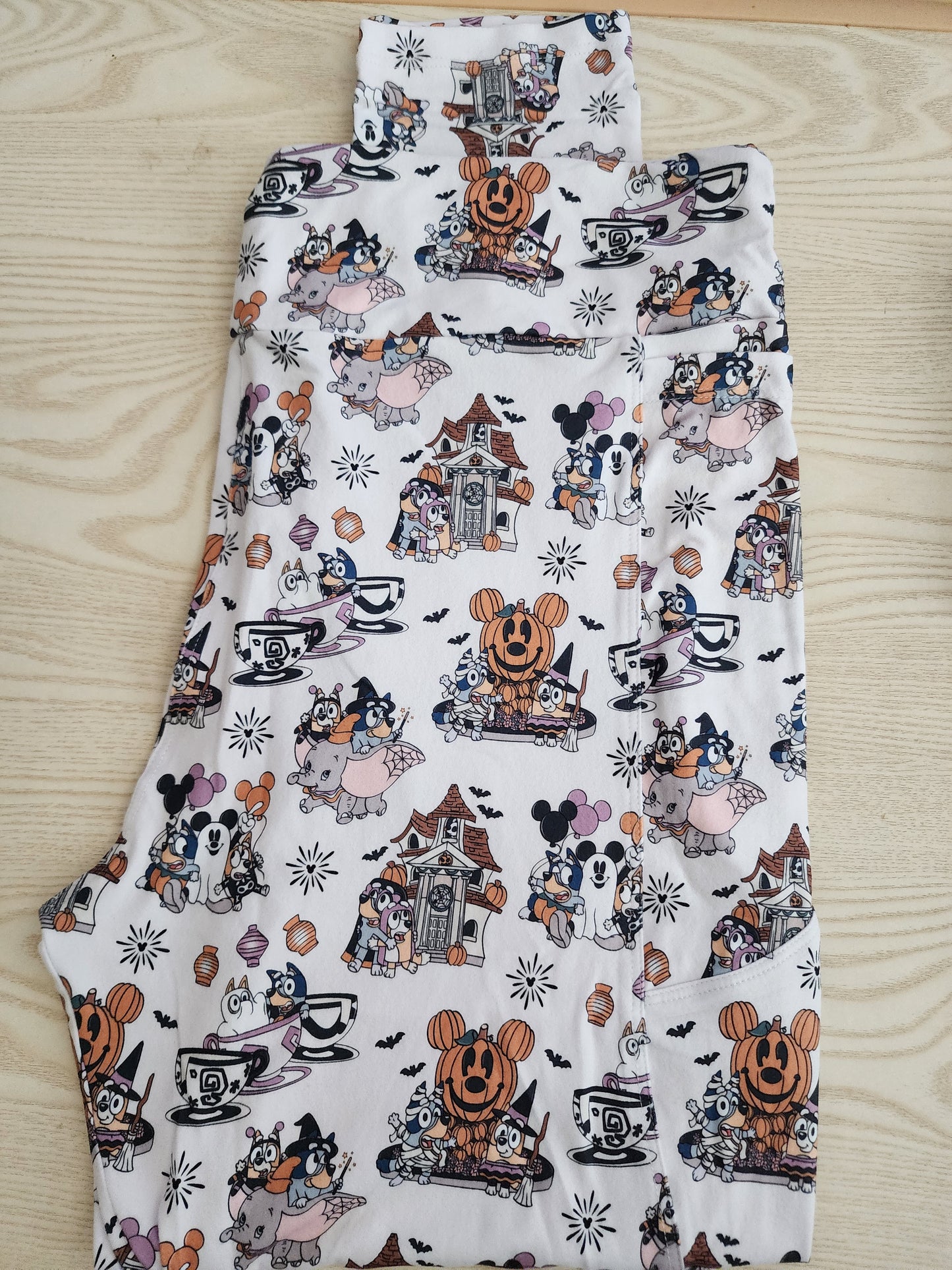 CP Bluey and Bingo Disney Fun Halloween Leggings