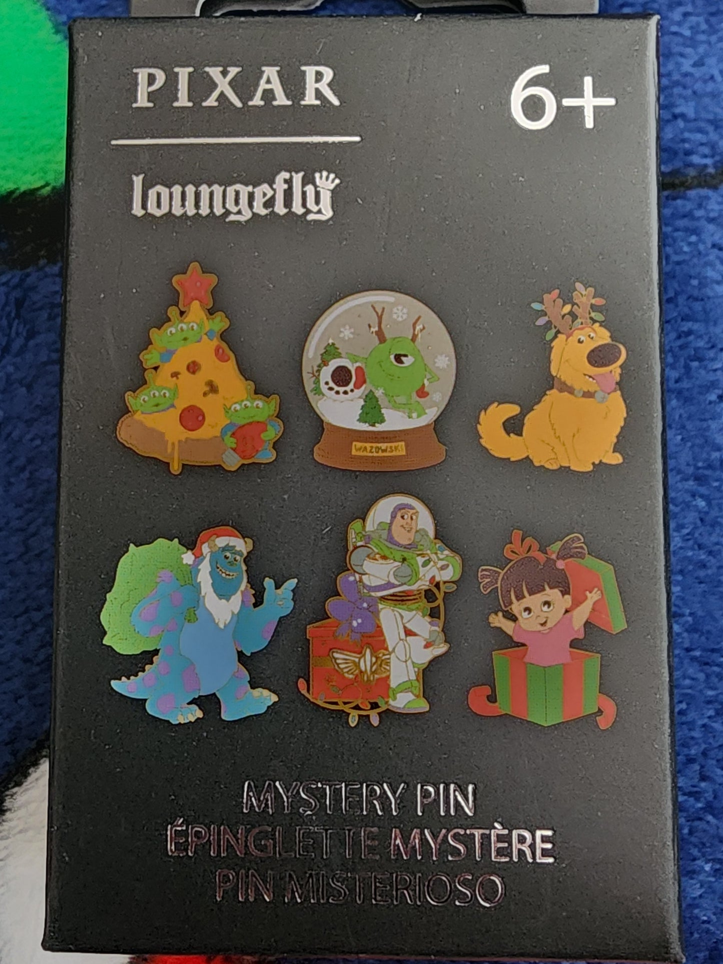 Loungefly Disney Pixar Characters Holiday Mystery Pins