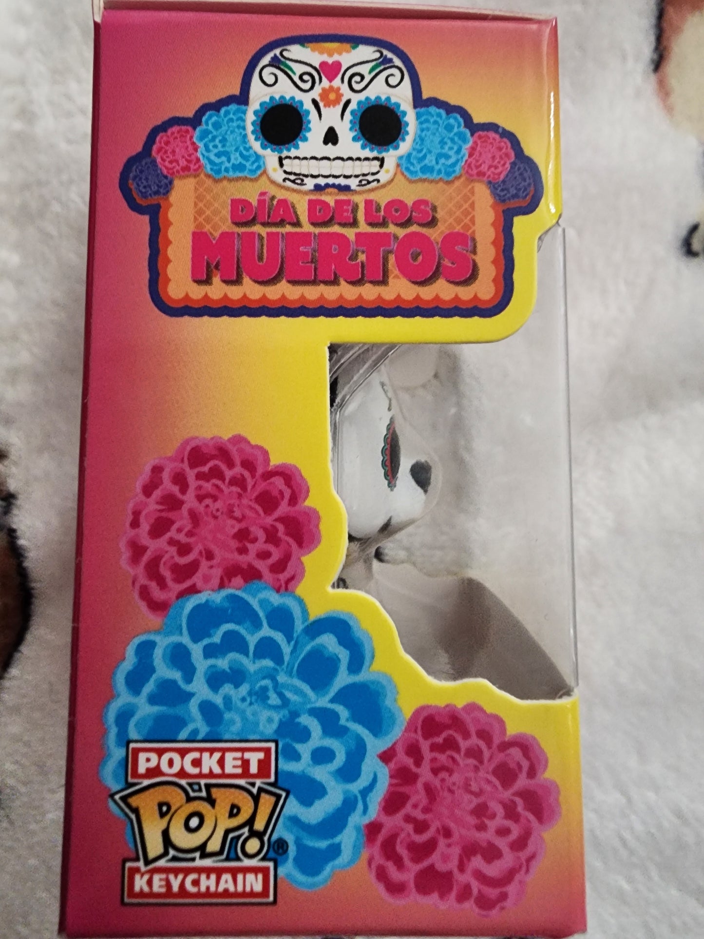 Funko Pop Pocket Dia De Los Muertos Dog Keychain