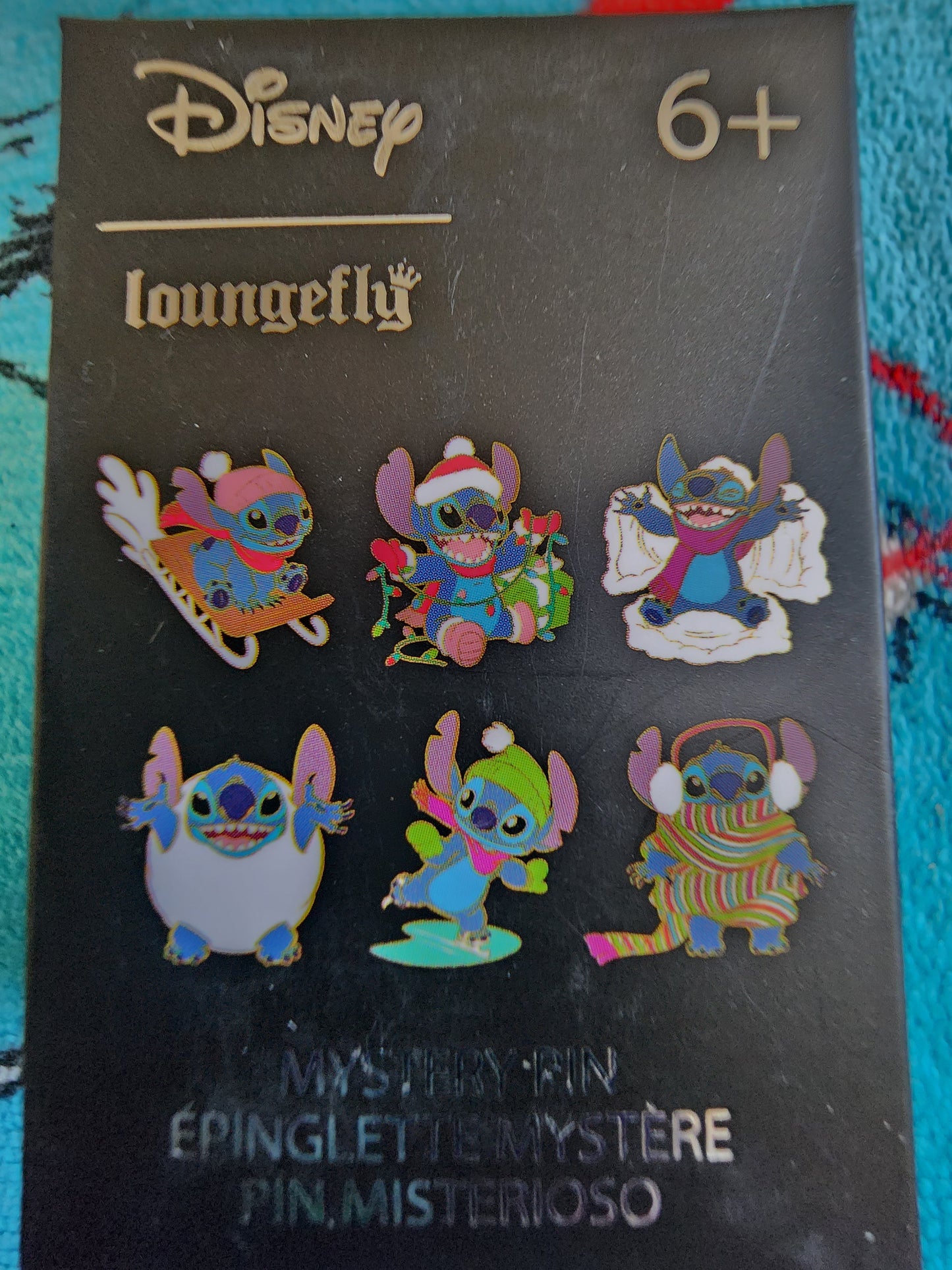 Loungefly Disney Stitch Holiday Mystery Pins