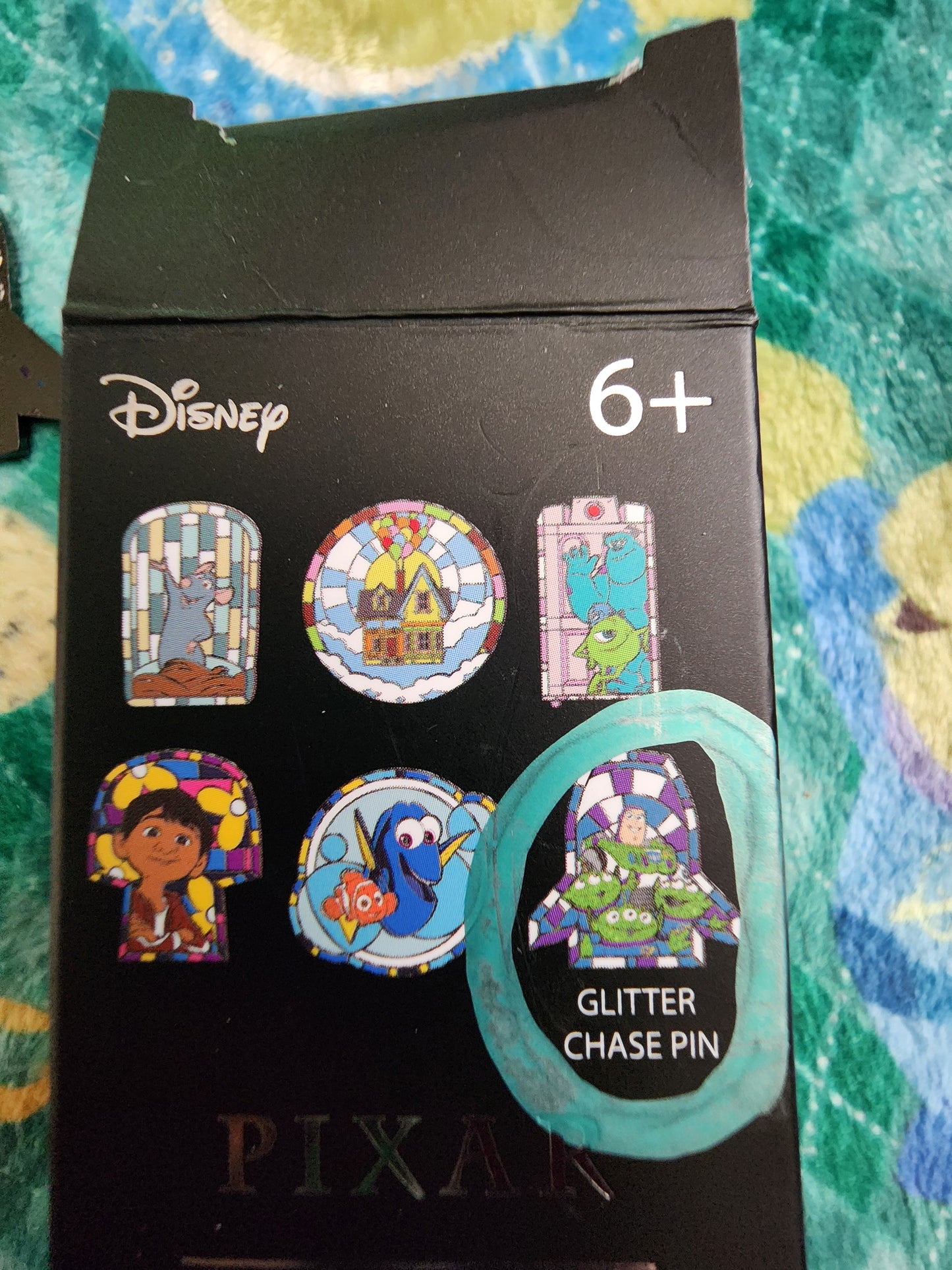 Disney Pixar Characters Stained Glass Chaser Mystery Pins