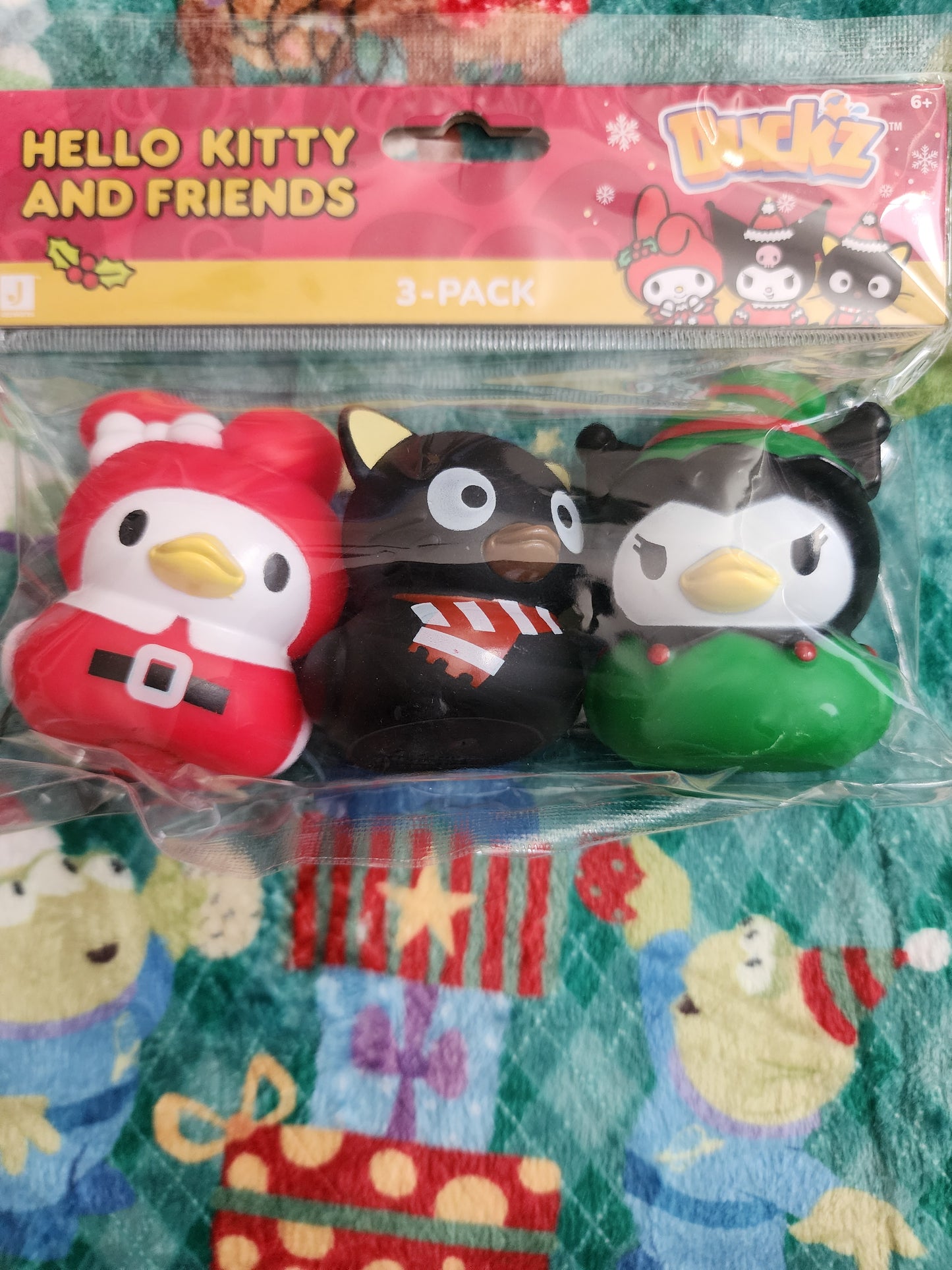 Hello Kitty and Friends Set of Holiday Rubber Duckies