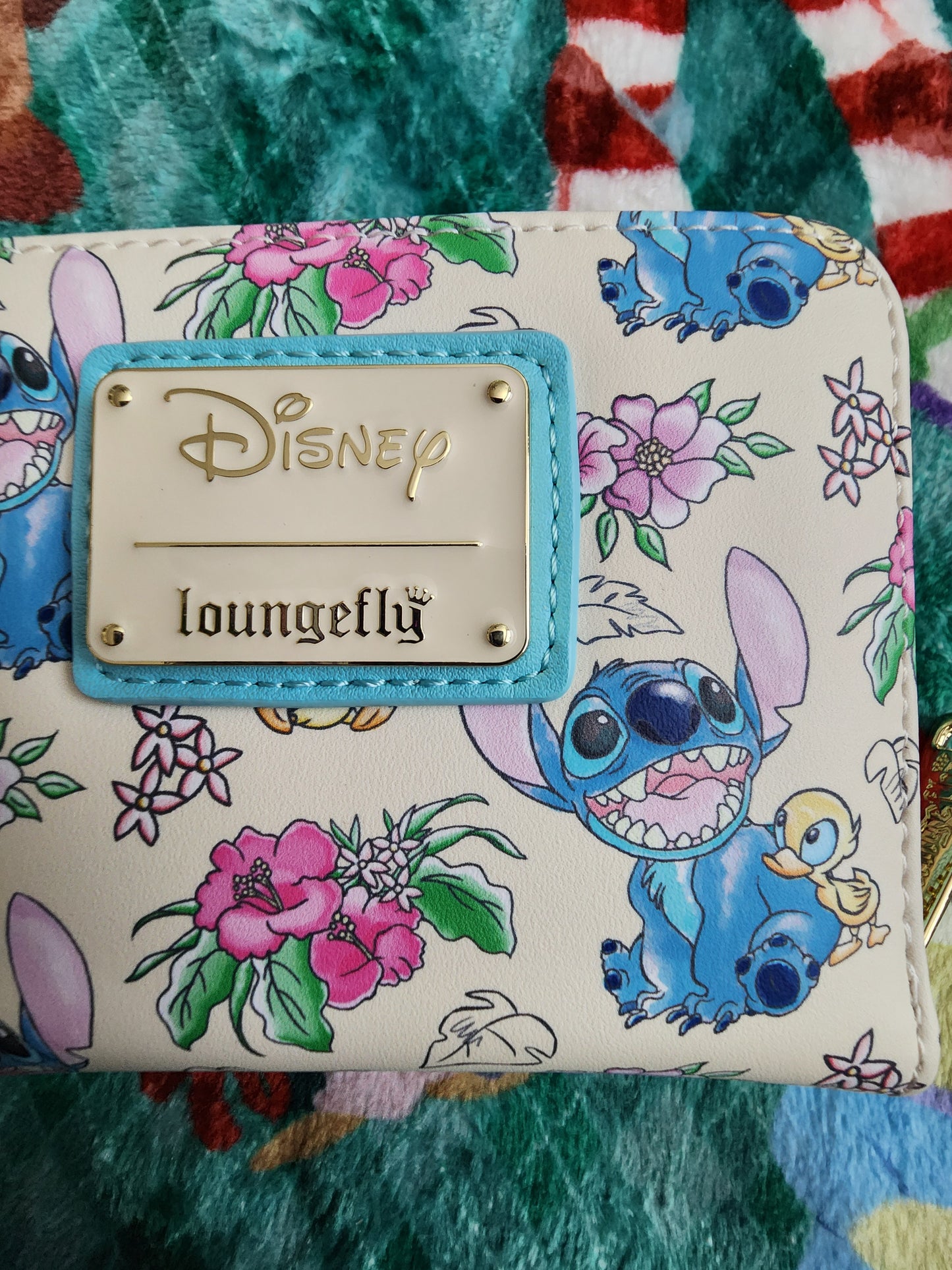 Loungefly Disney Stitch and Ducklings Spring Time Wallet