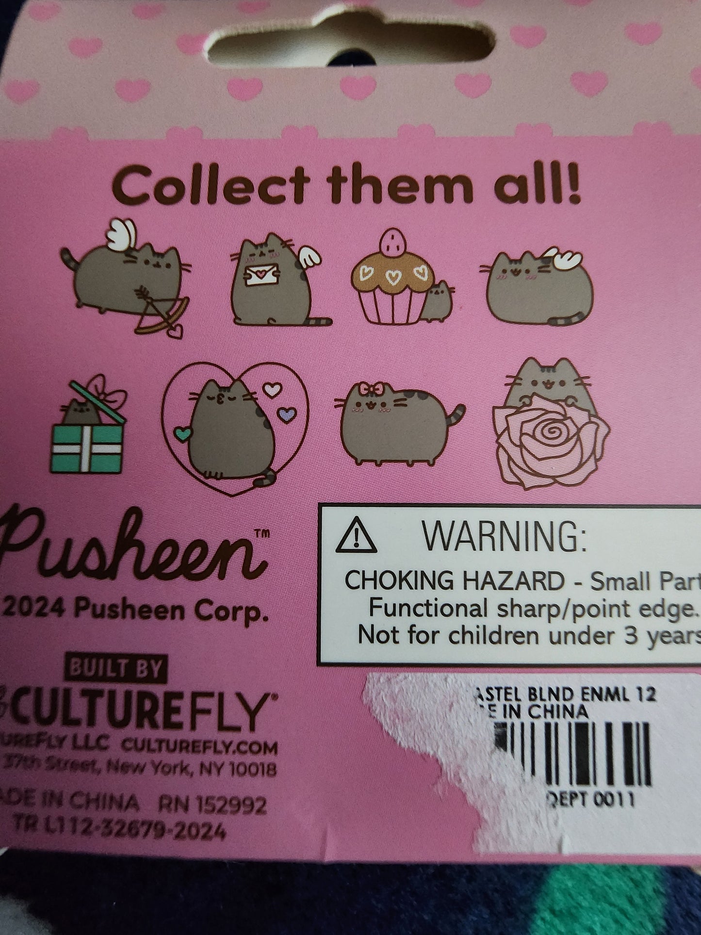 Pusheen Cat Valentine's Mystery Pins