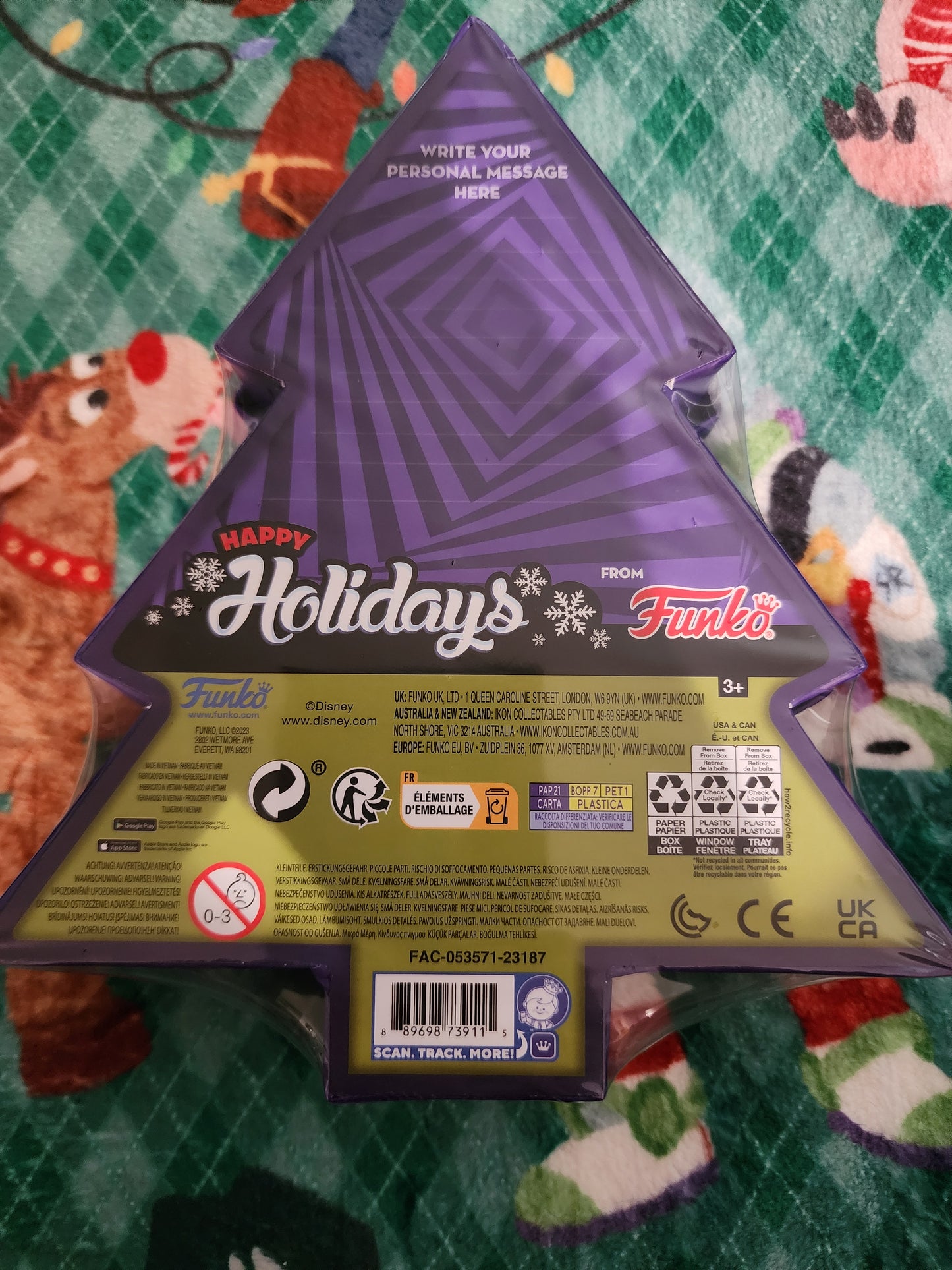 Funko Pocket Pop Exclusive Disney Nightmare Before Christmas Holiday 4 Pack of Figures