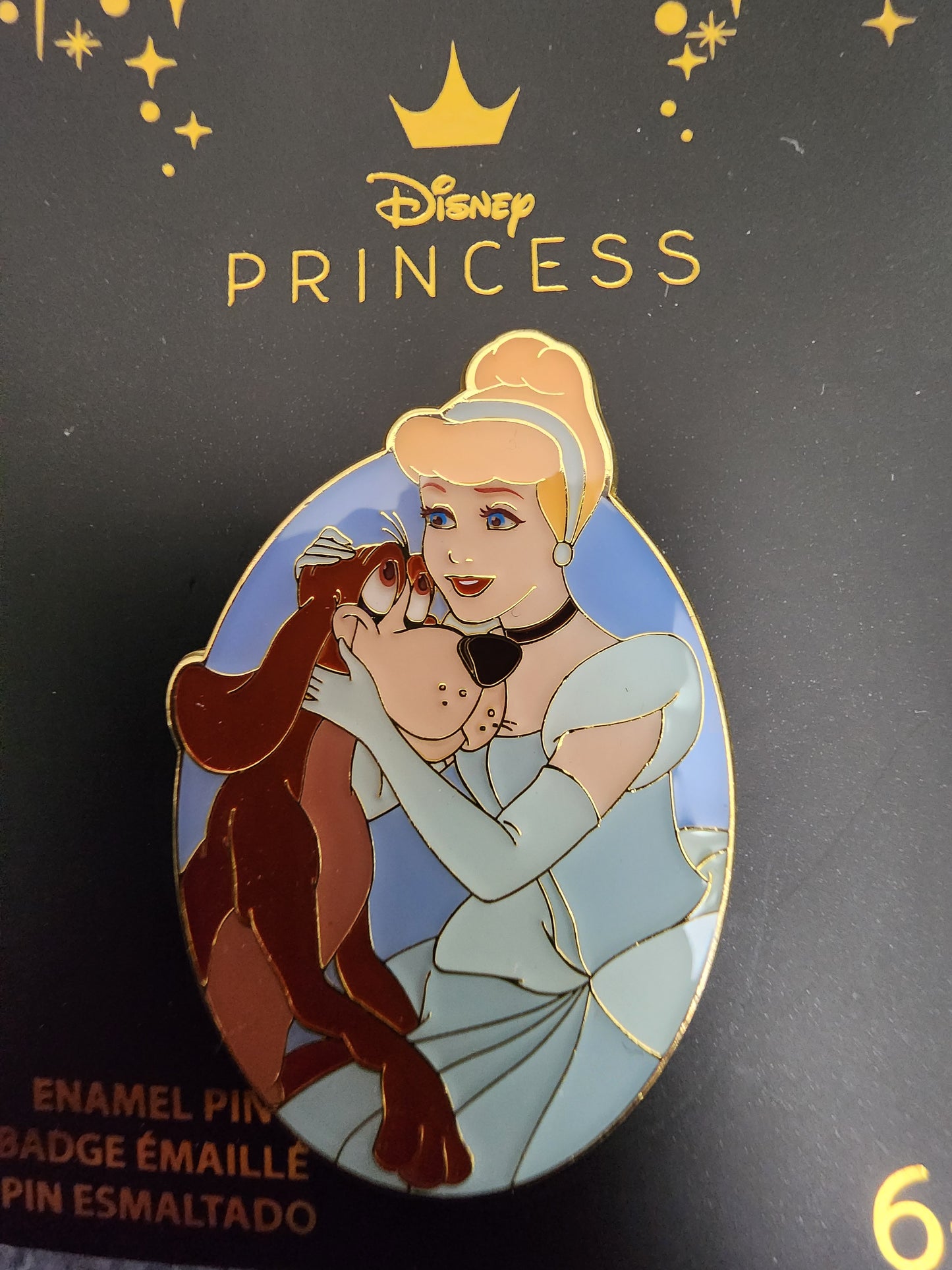Loungefly Disney Cinderella and Bruno Pin