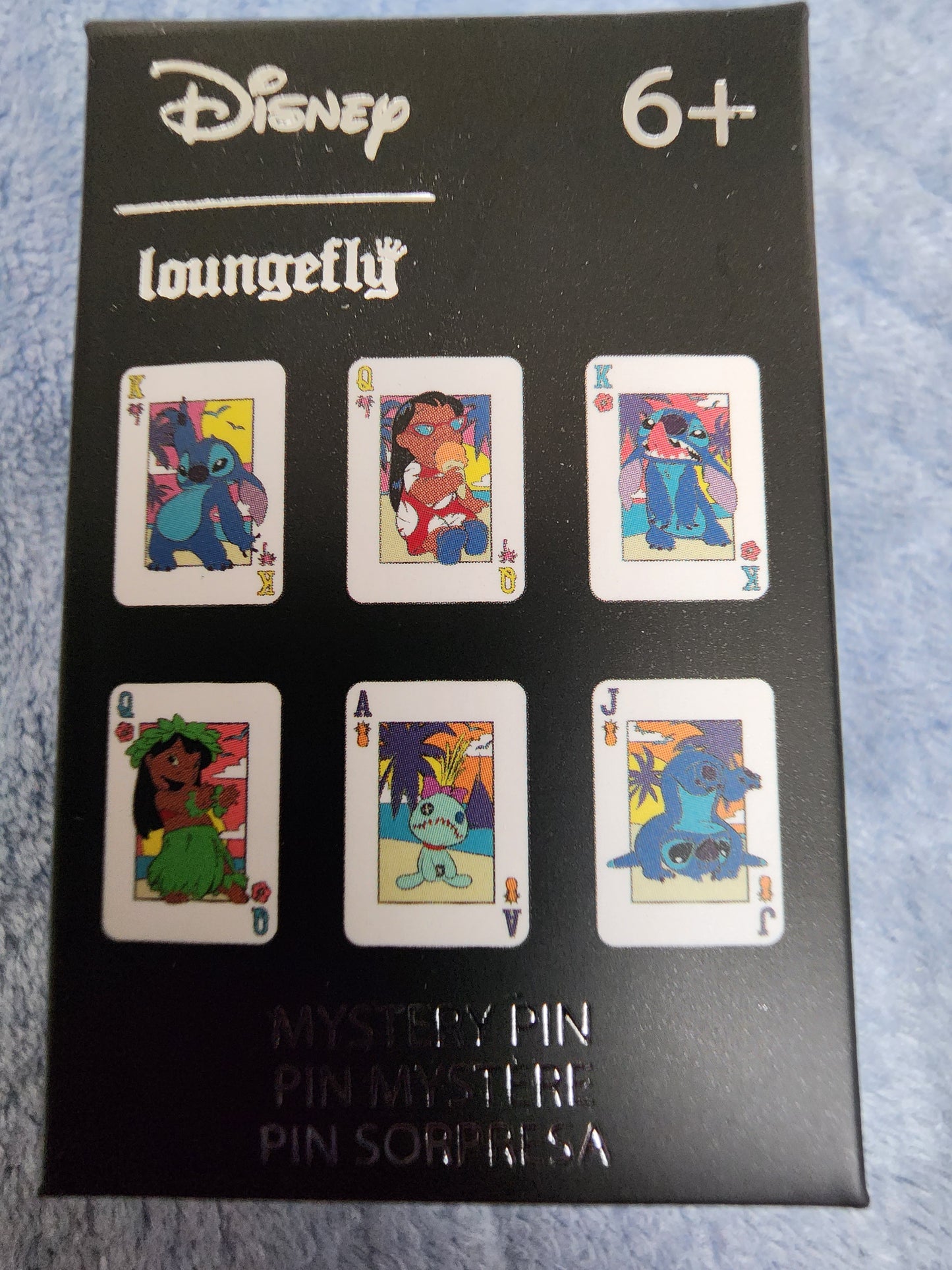 Loungefly Disney Lilo and Stitch Playing Cards Mystery Pins