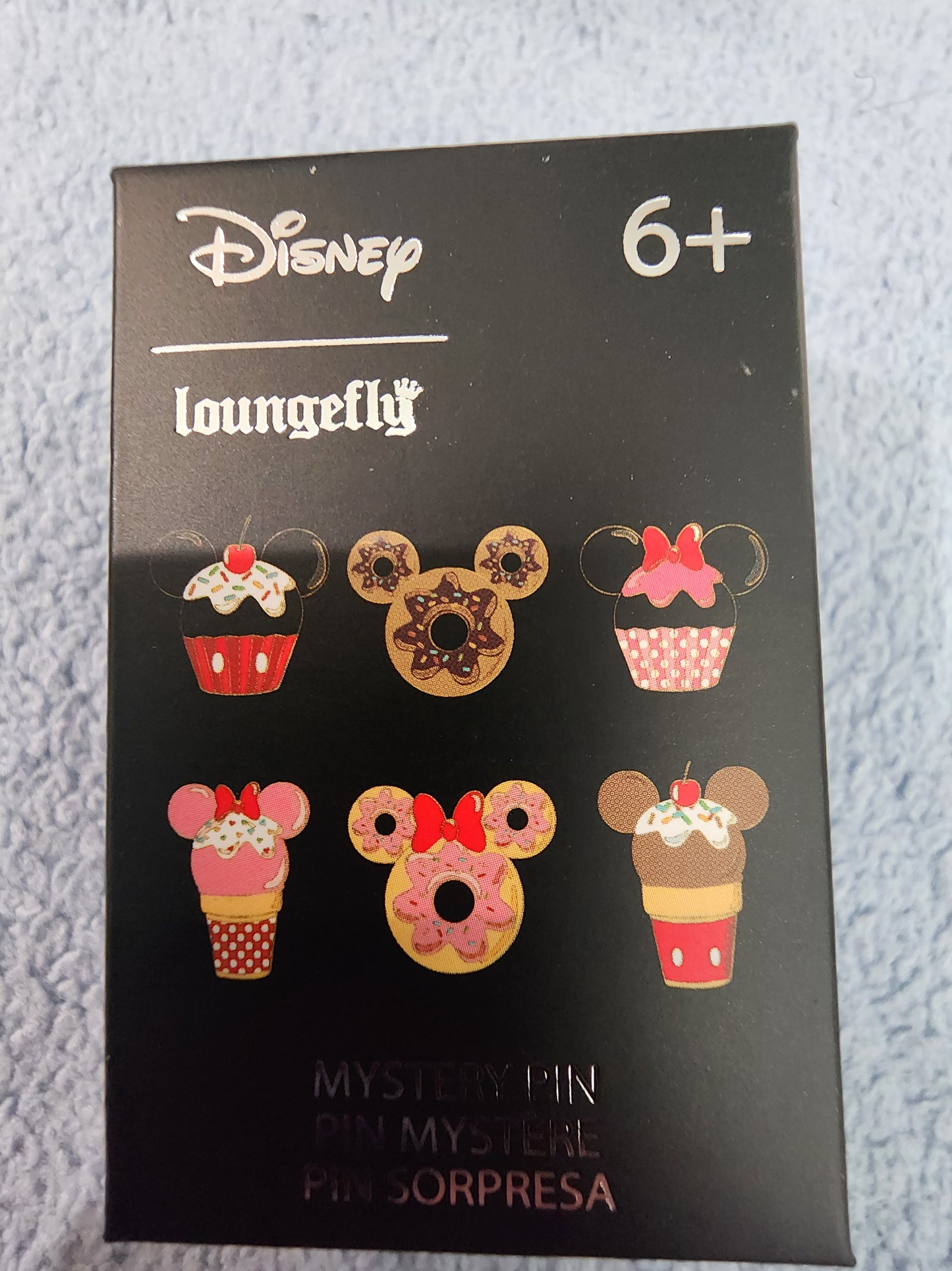 Loungefly Disney Mickey and Minnie Dessert Fun Mystery Pins