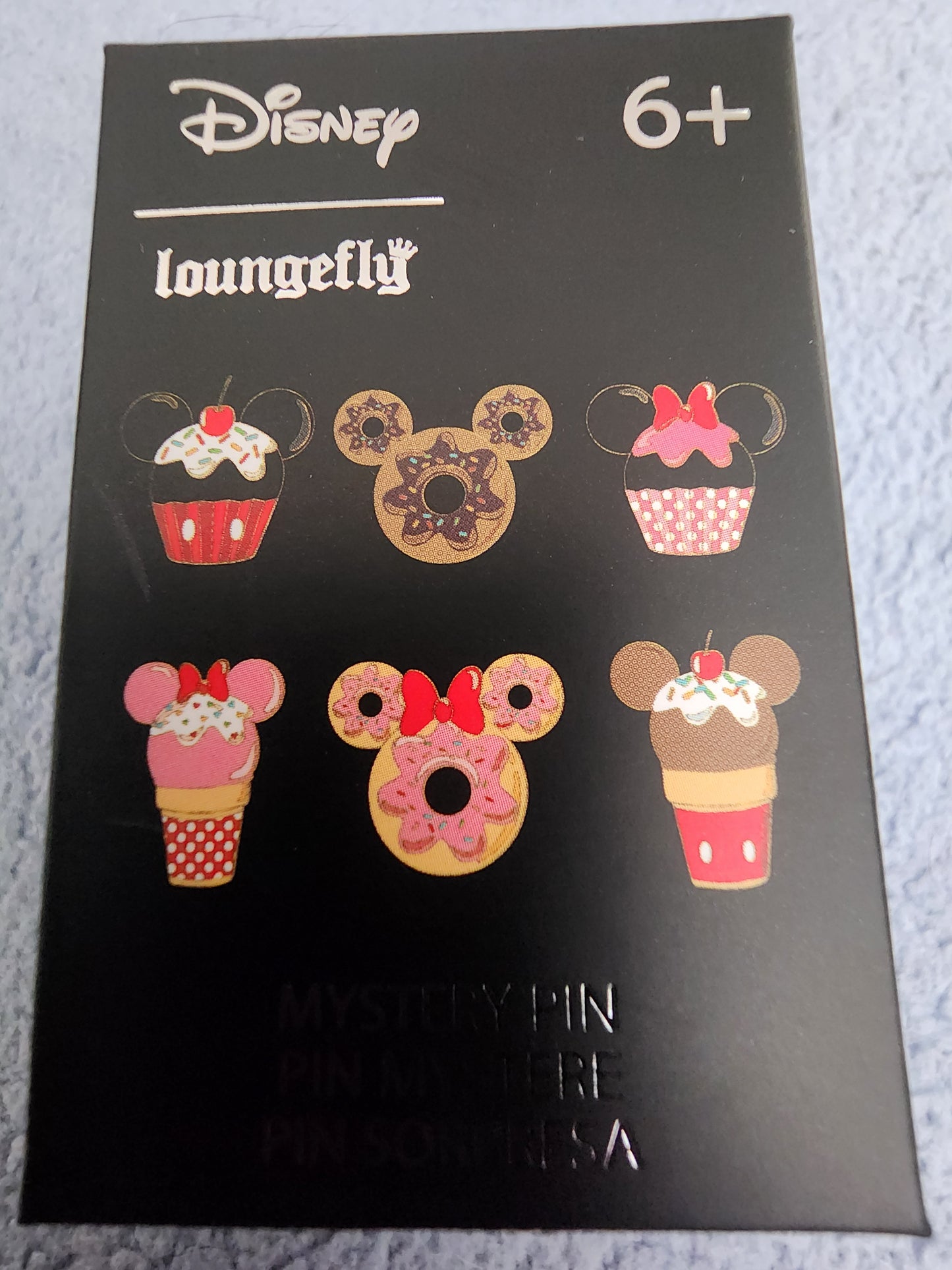 Loungefly Disney Mickey and Minnie Dessert Fun Mystery Pins