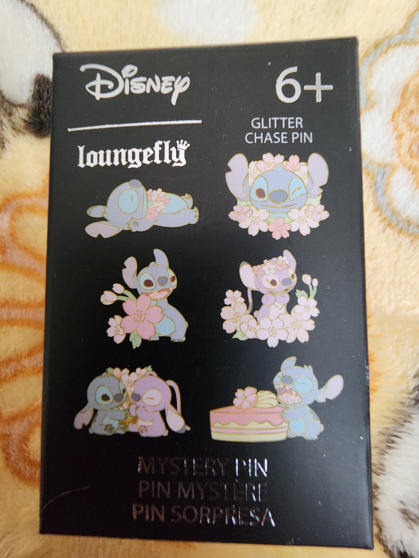 Loungefly Disney Stitch and Angel Floral Cherry Blossom Exclusive Mystery Pins