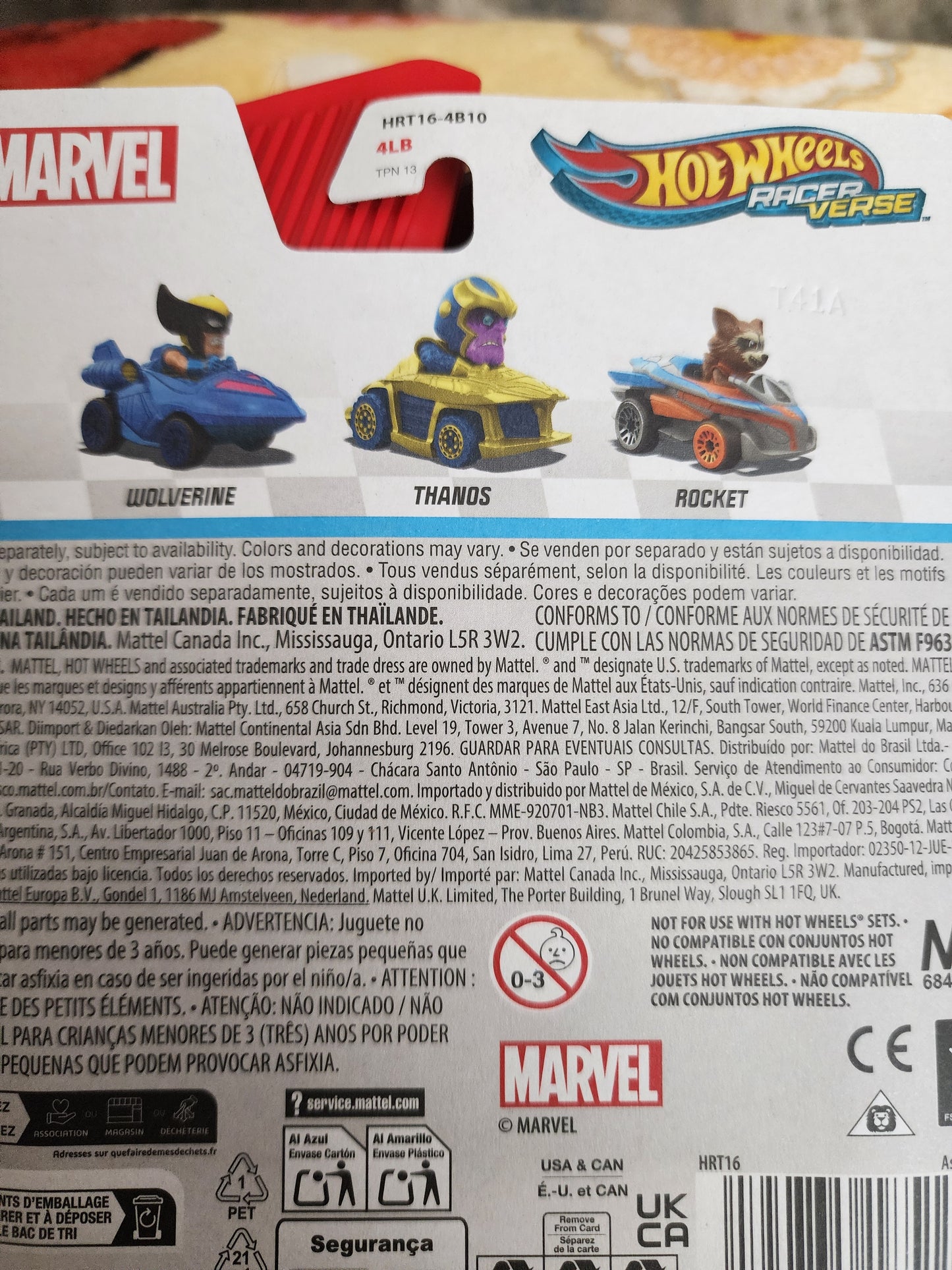 Hot Wheels Disney Marvel Thanos RacerVerse Car