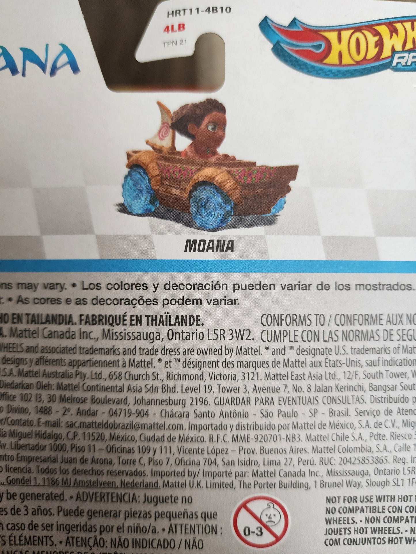 Hot Wheels Disney Moana RacerVerse Car
