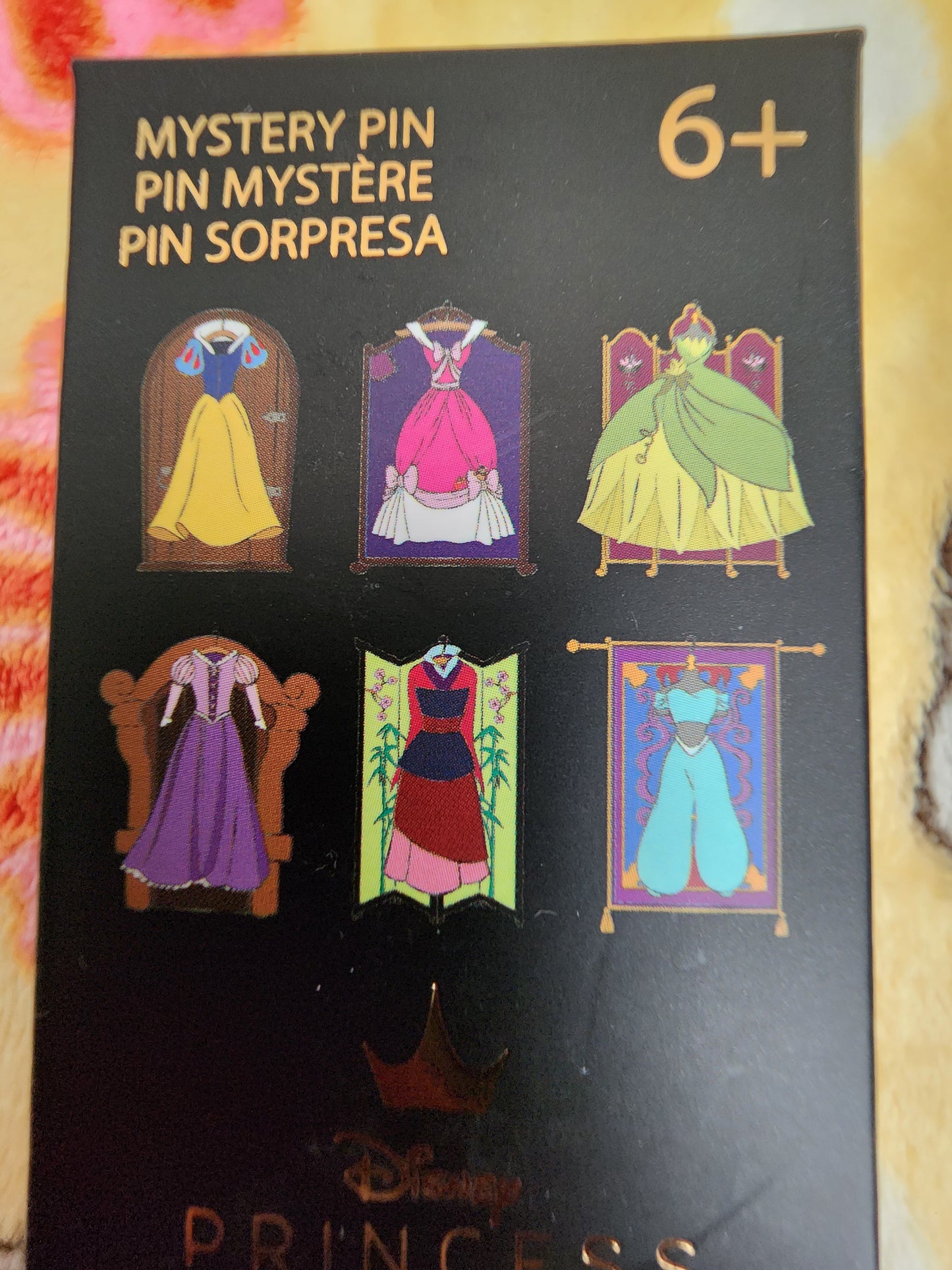Loungefly Disney Princess Dresses Wardrobe Closet Mystery Pins