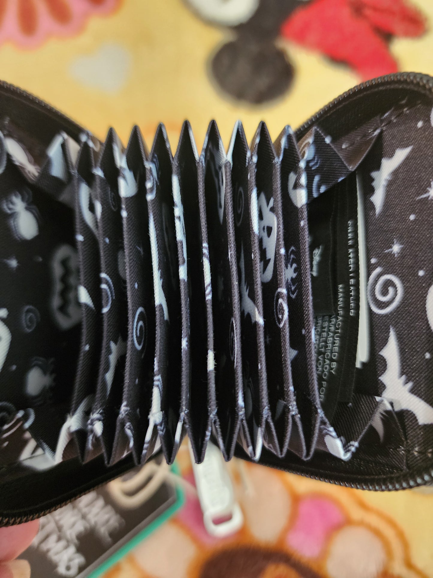 Loungefly Disney Nightmare Before Christmas Jack Skellington Accordion Card Hold