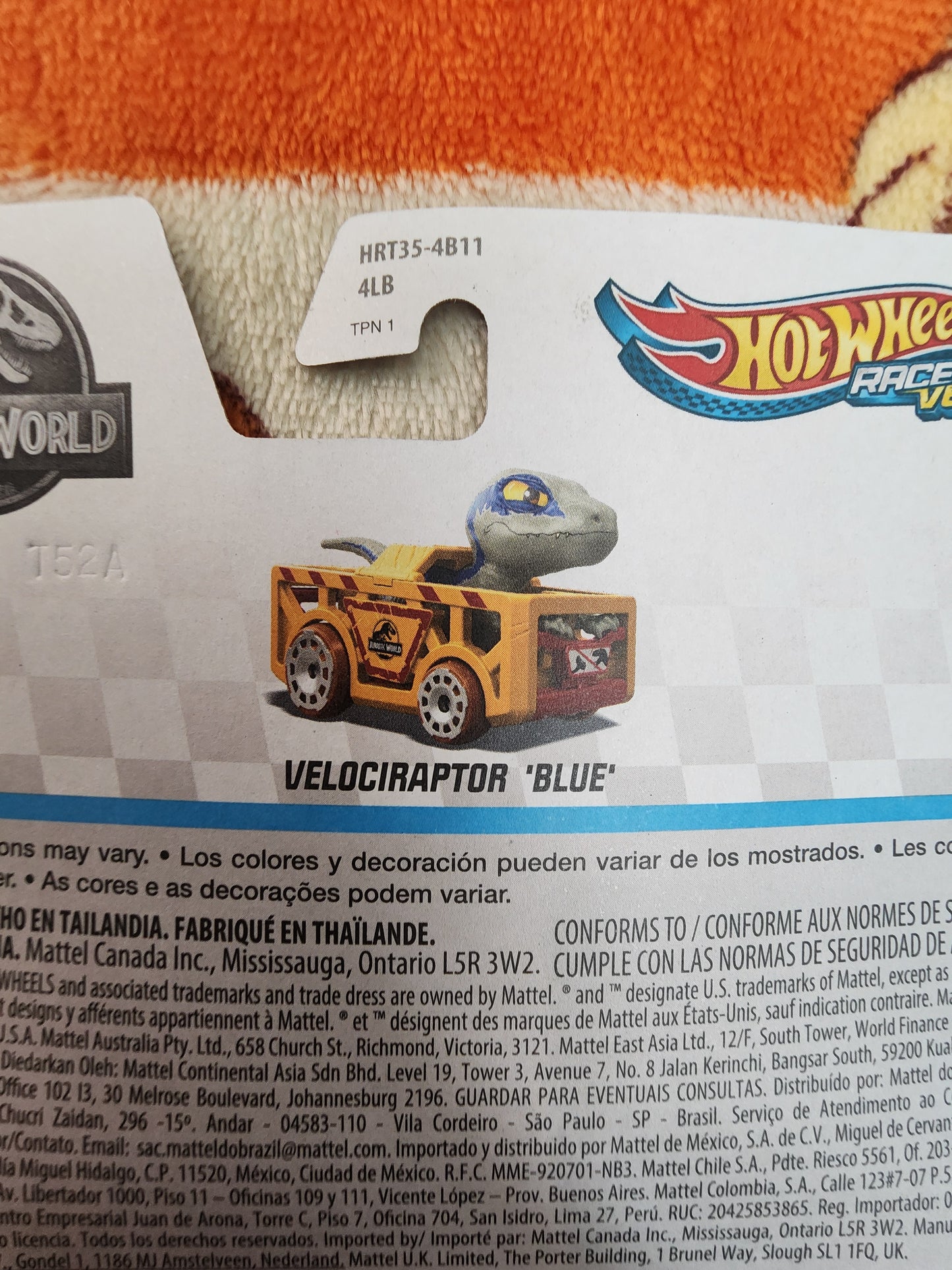 Hot Wheels Jurassic Park RacerVerse 2025 Mix 2 Car