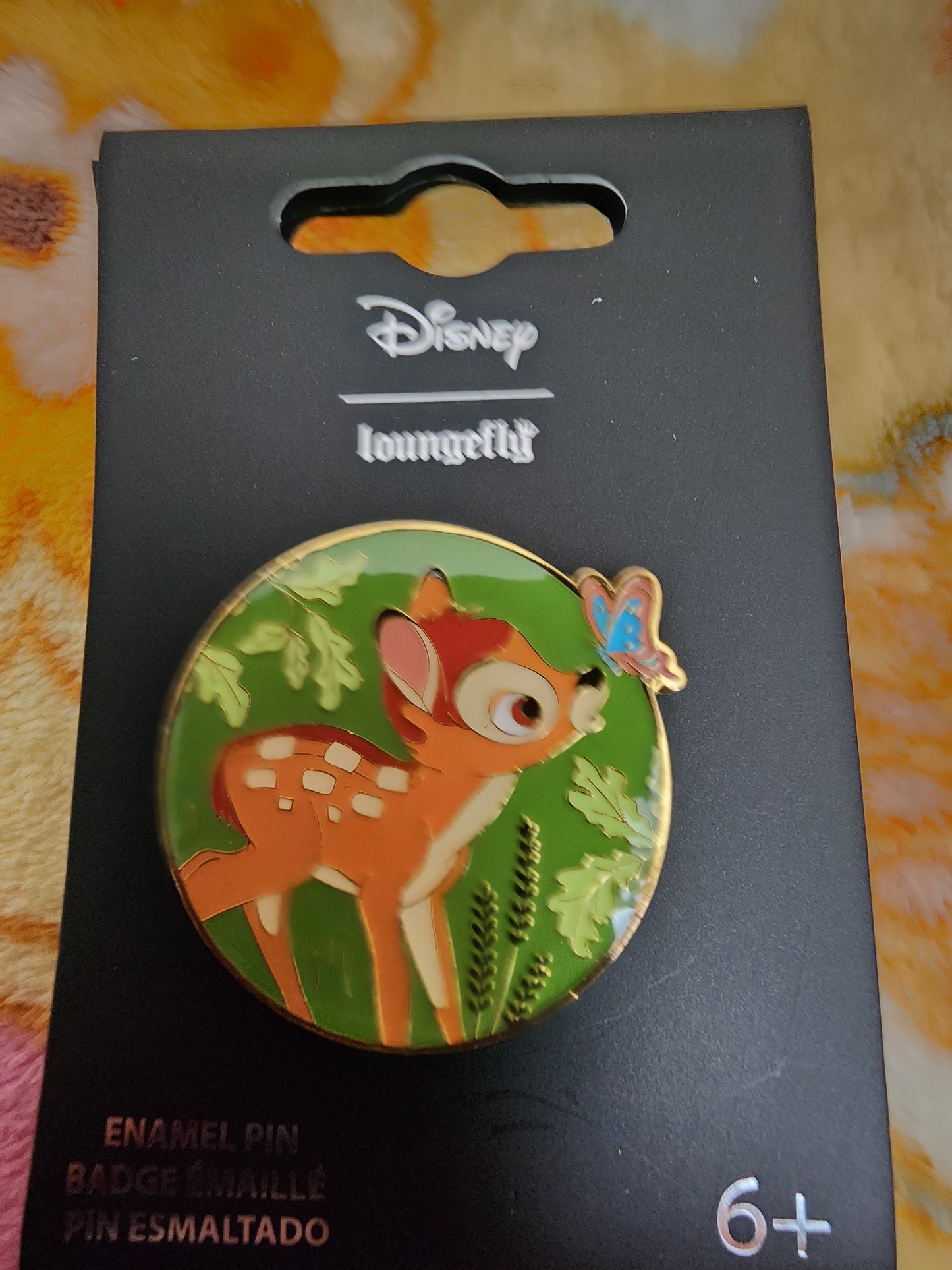 Loungefly Disney Bambi and Butterfly Spring Pin