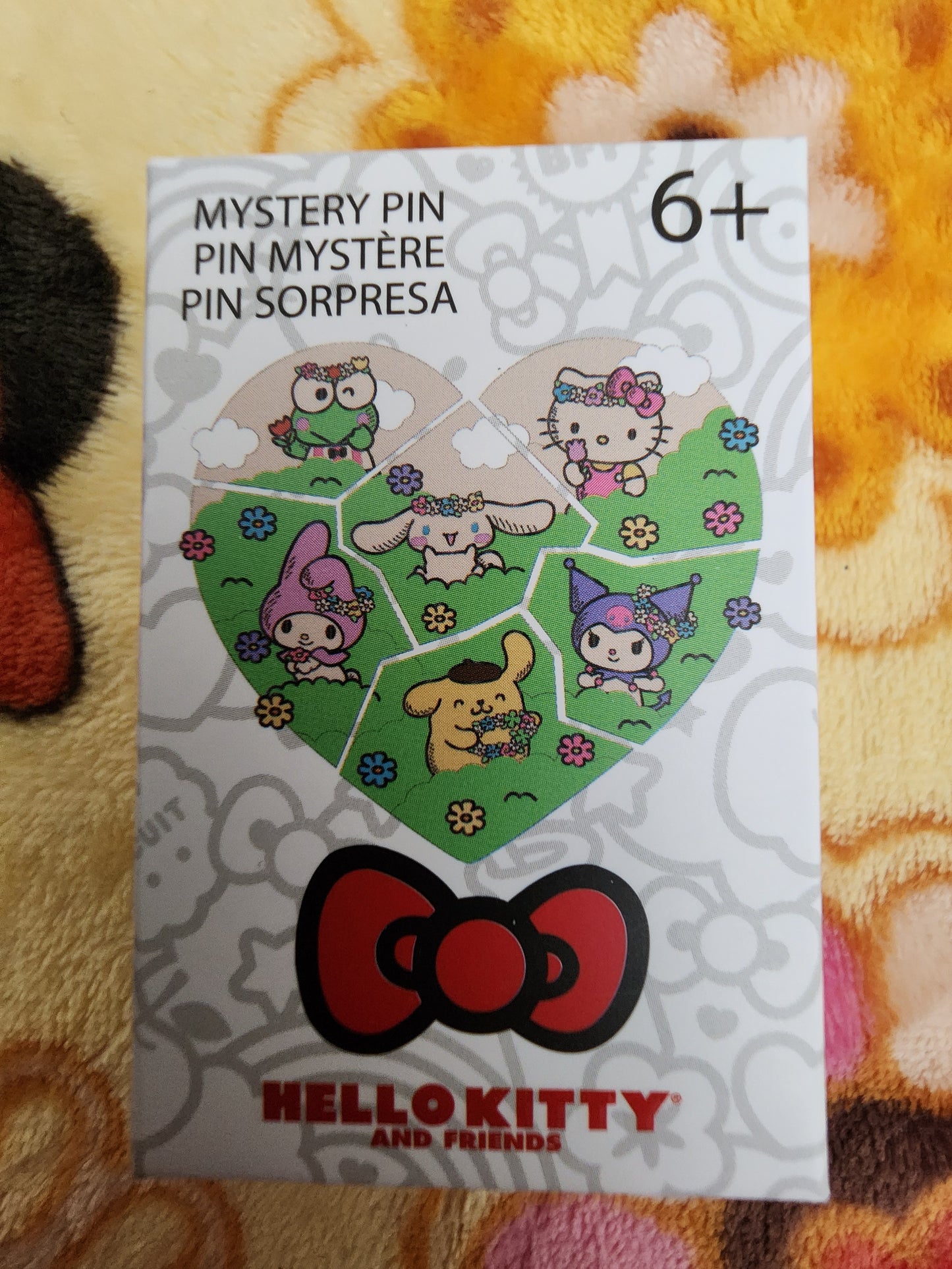 Loungefly Hello Kitty and Friends Flower Heart Puzzle Mystery Pins