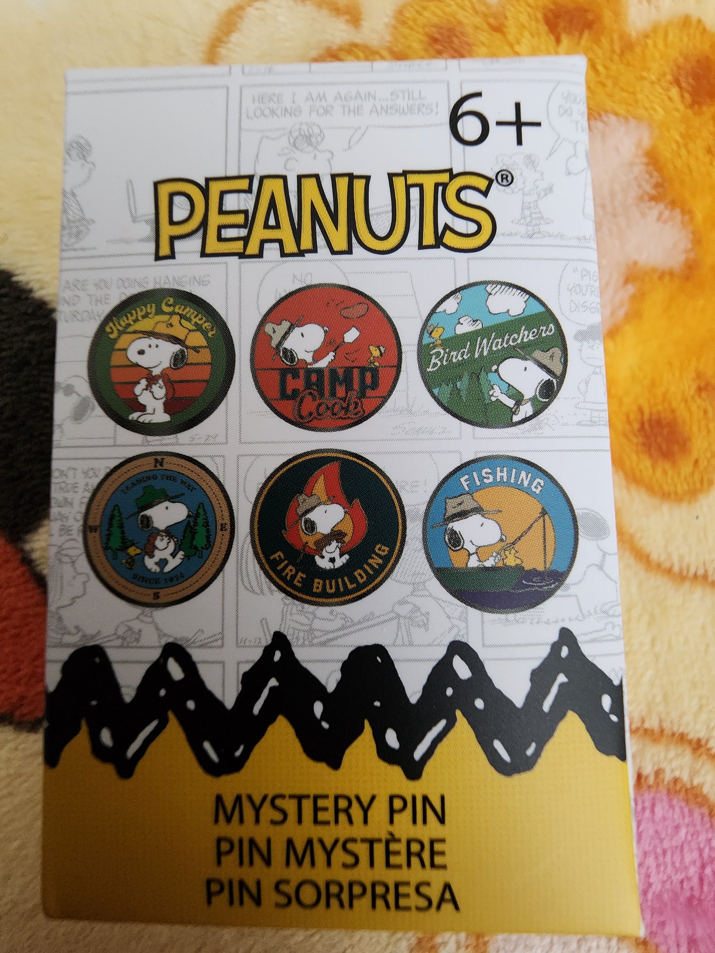 Loungefly Peanuts Camp Snoopy Mystery Pins