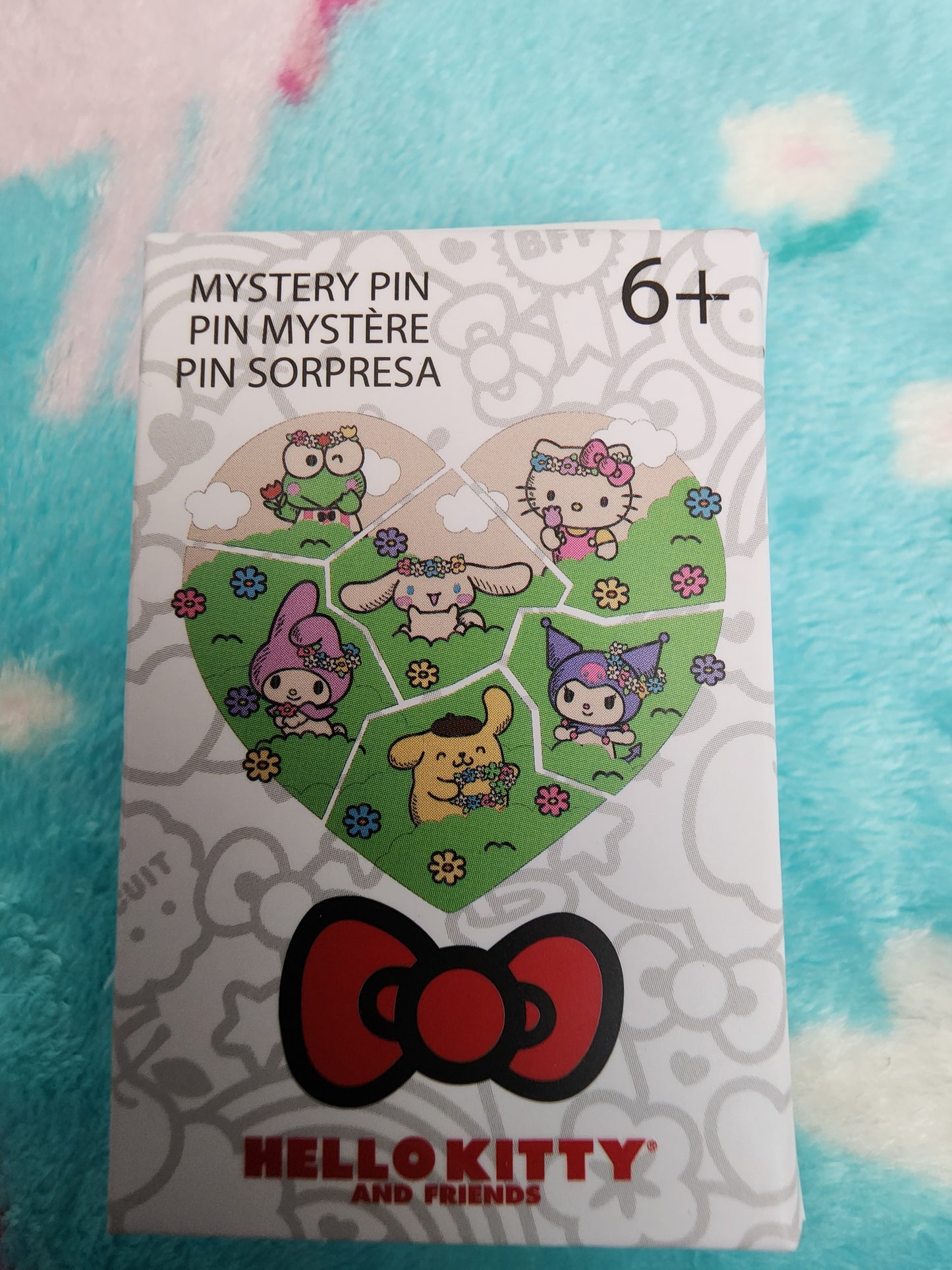 Loungefly Hello Kitty and Friends Flower Heart Puzzle Mystery Pins