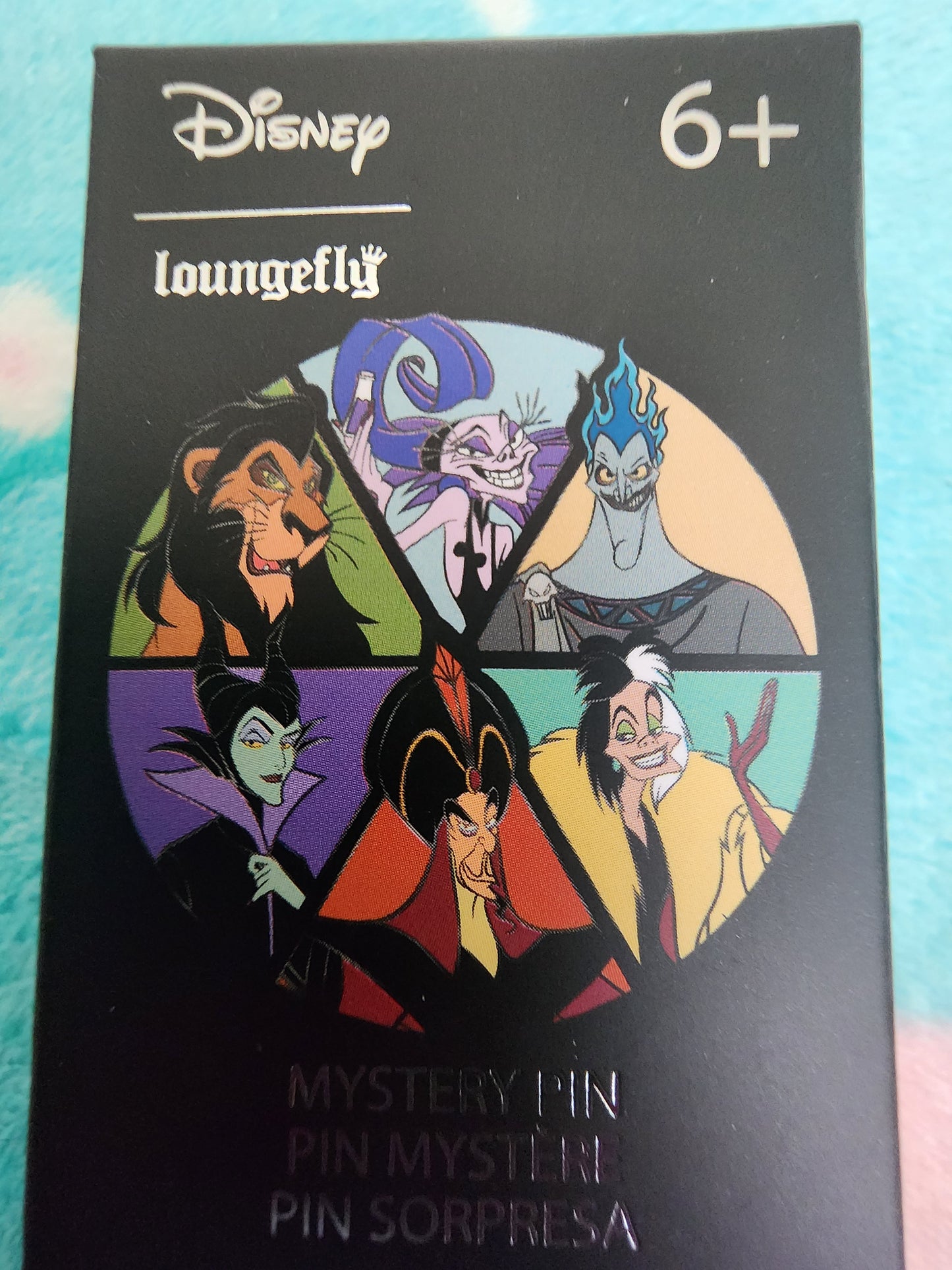 Loungefly Disney Villains Slice of a Circle Mystery Pins