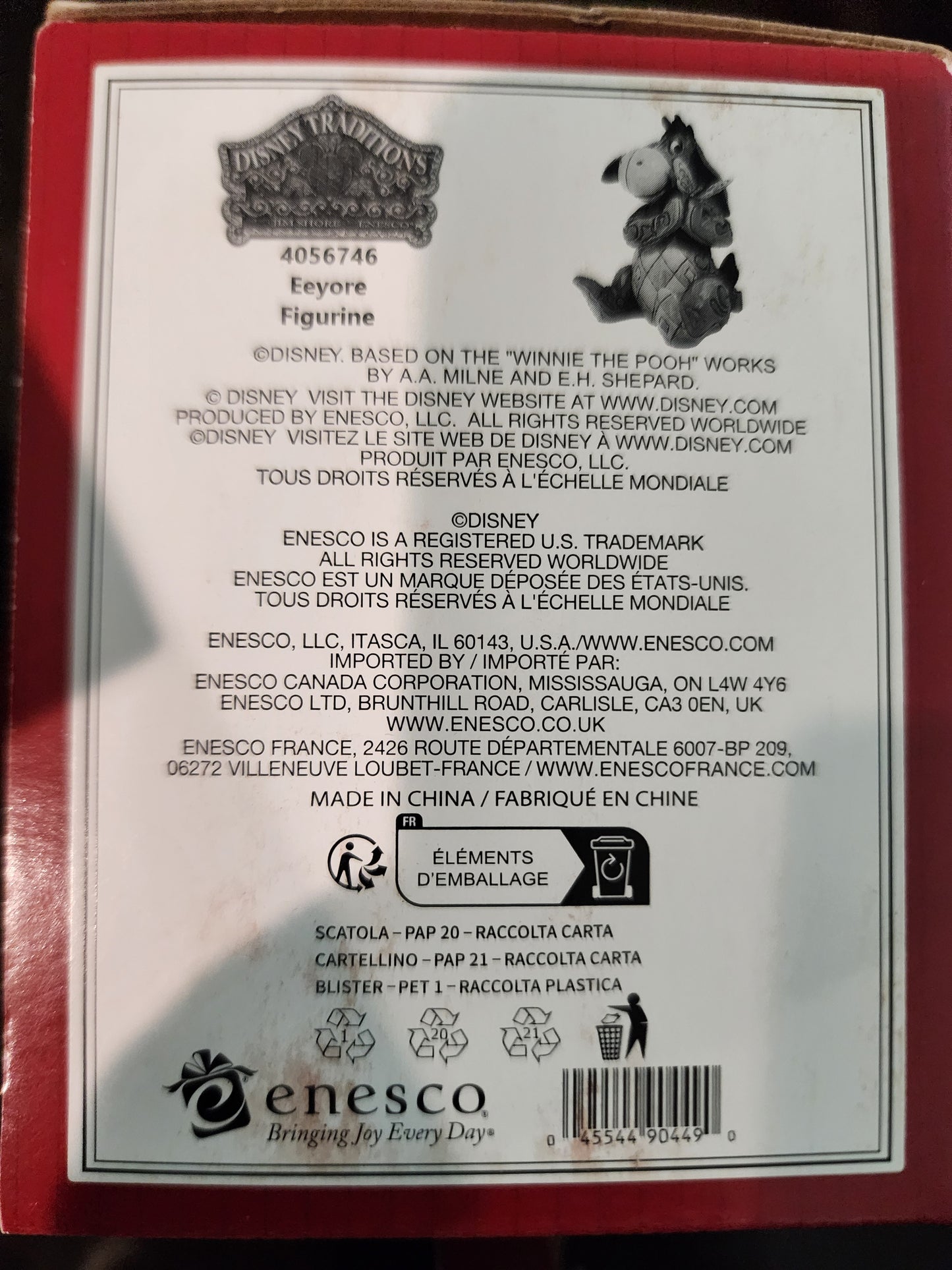 Jim Shore Disney Winnie the Pooh Eeyore Figure