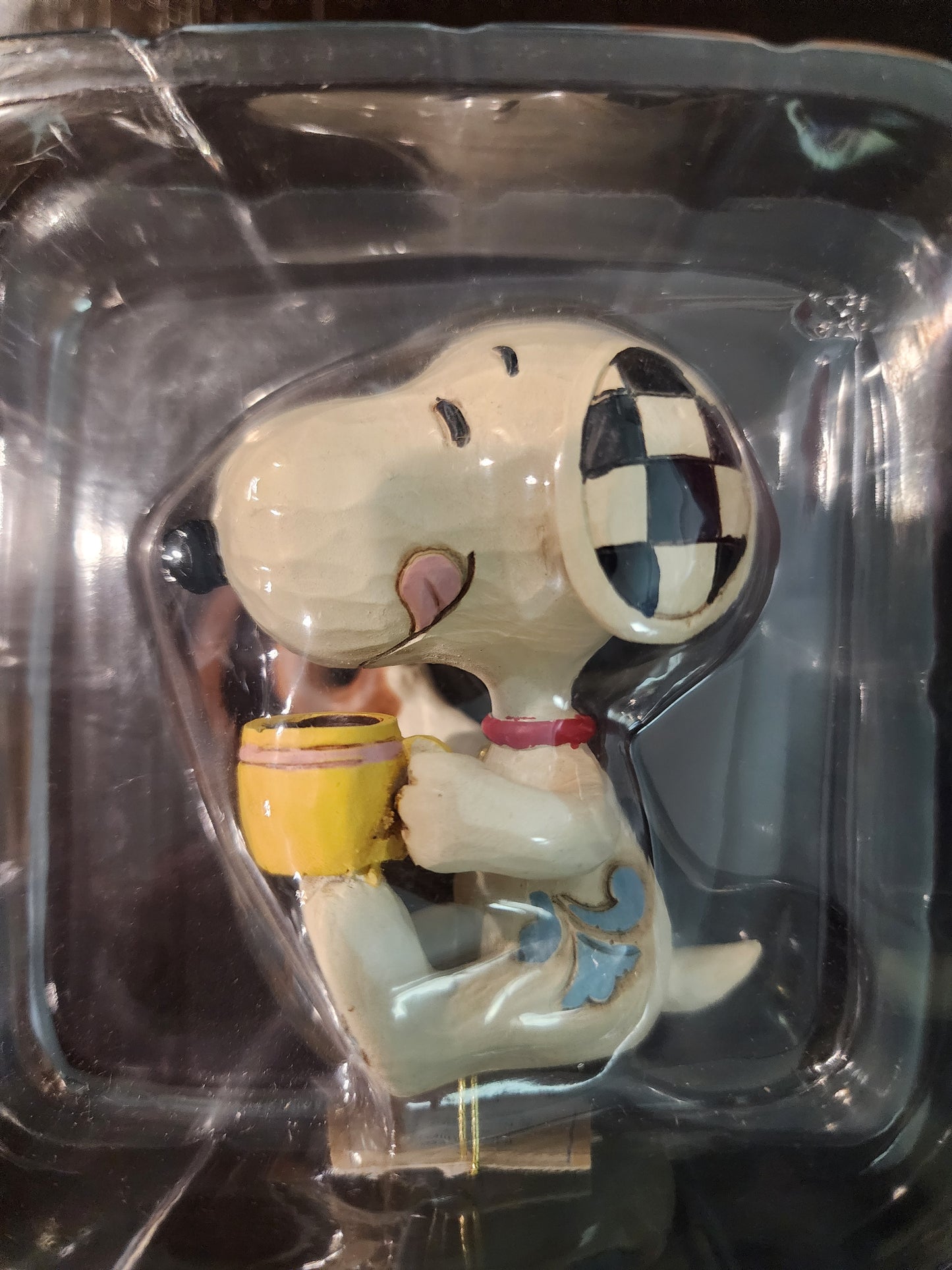 Jim Shore Peanuts Snoopy with Coffee and Donut Figure