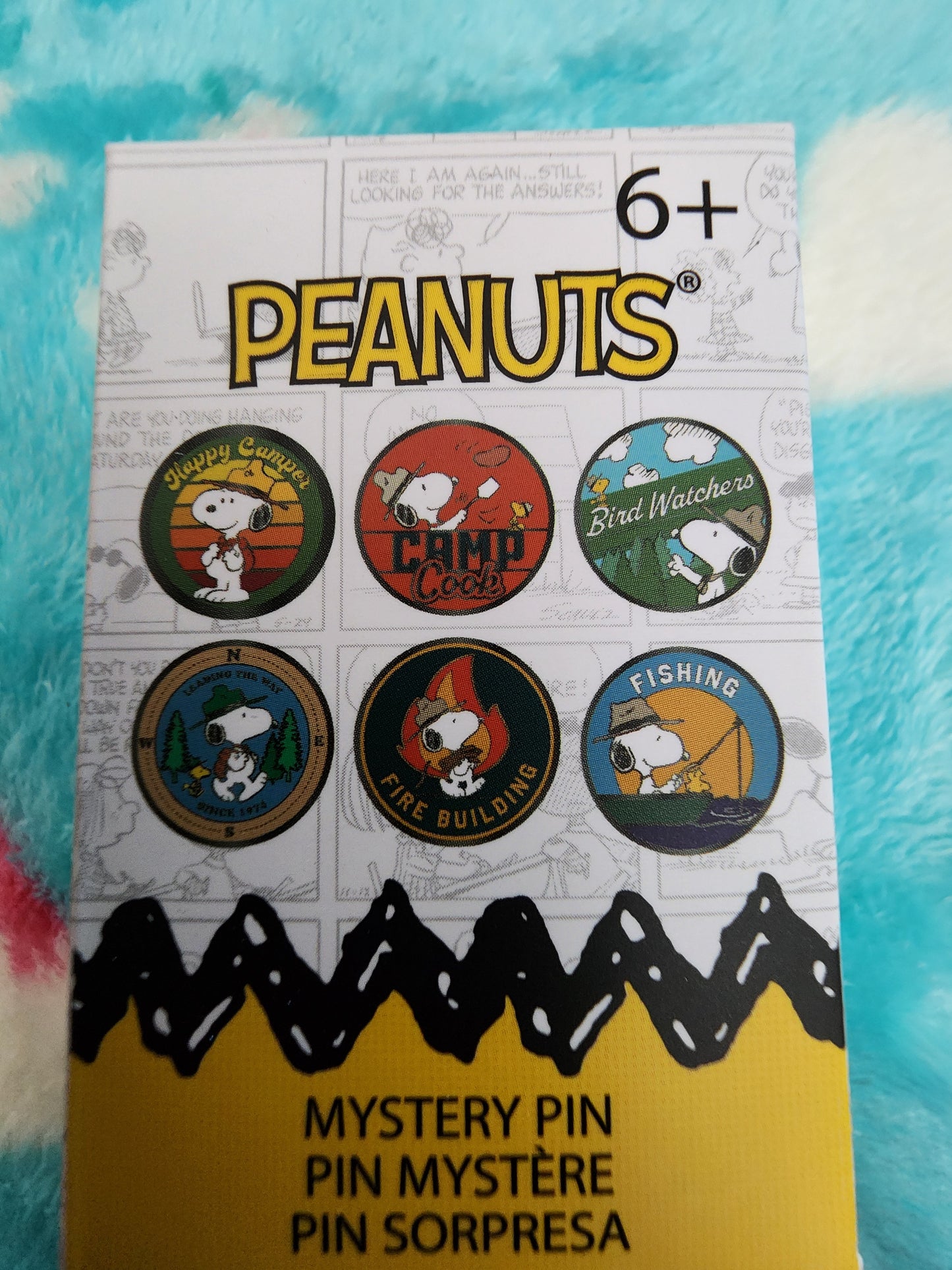 Loungefly Peanuts Camp Snoopy Mystery Pins