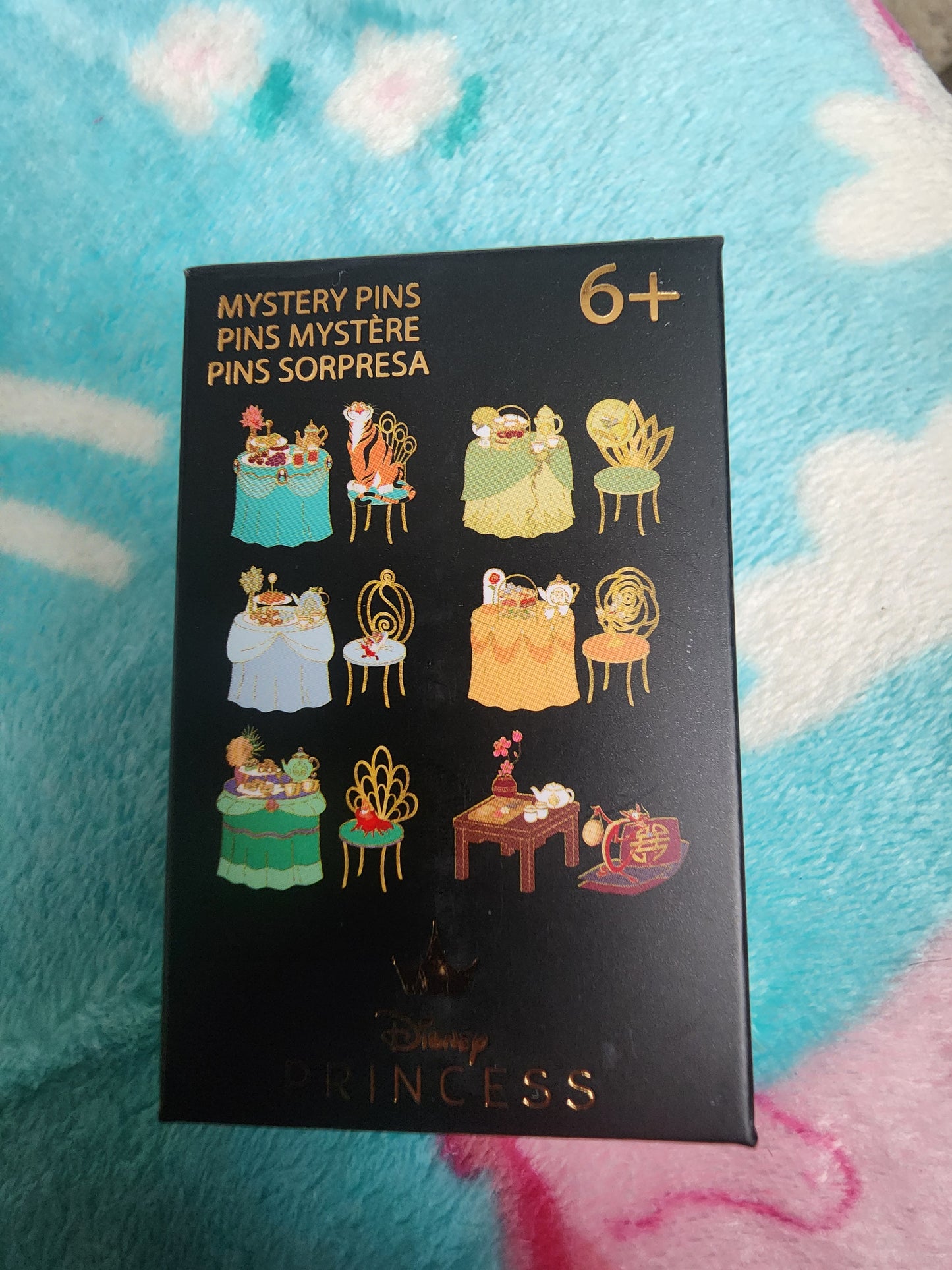 Loungefly Disney Princess and Sidekicks Tea Party Mystery Pins