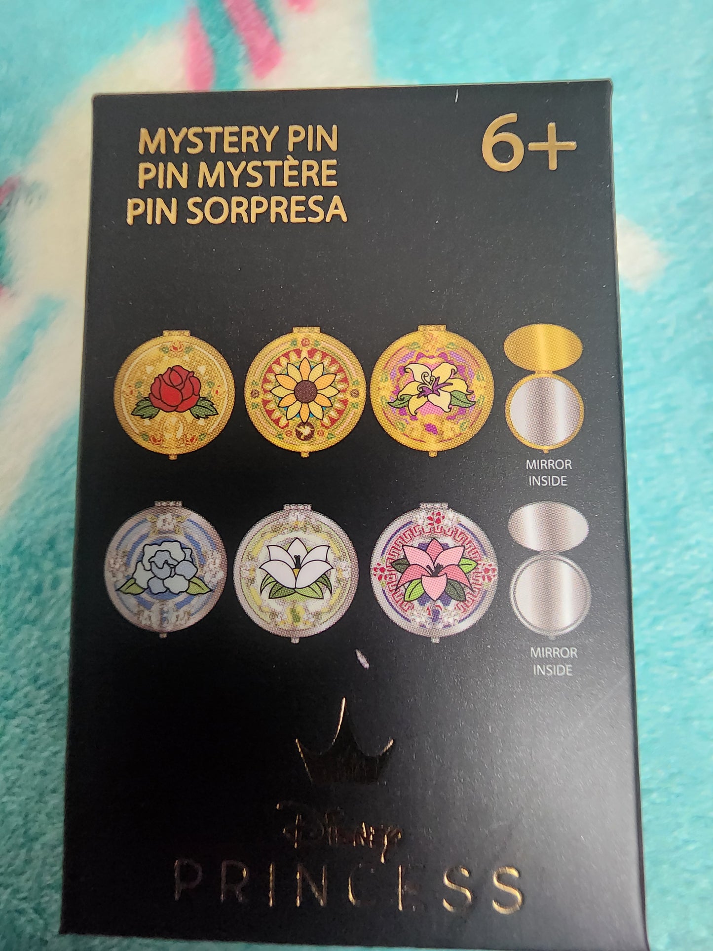Loungefly Disney Princess Compact Mirror Mystery Pins