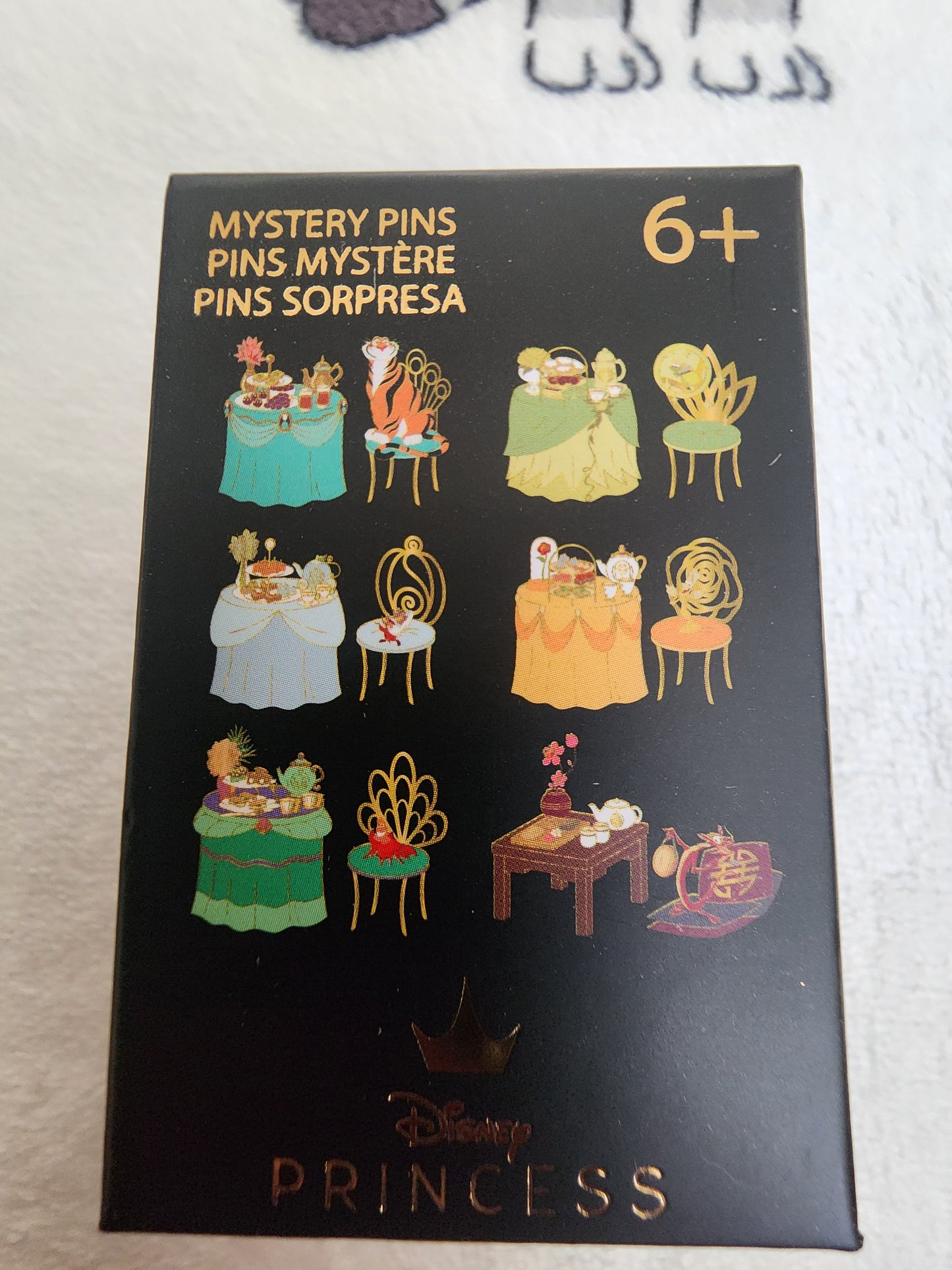 Loungefly Disney Princess and Sidekicks Tea Party Mystery Pins