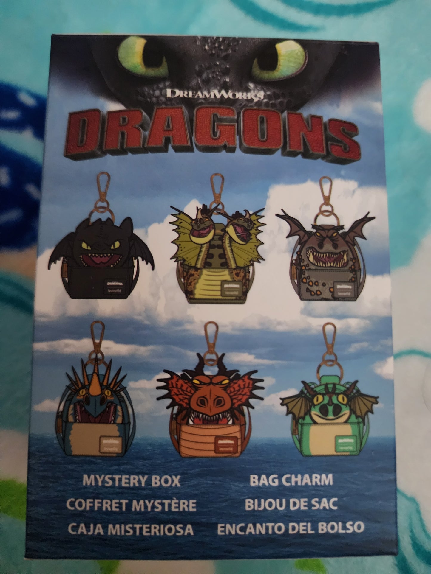 Loungefly How to Train Your Dragon Mini-Pocket Backpack Mystery Bag Clips