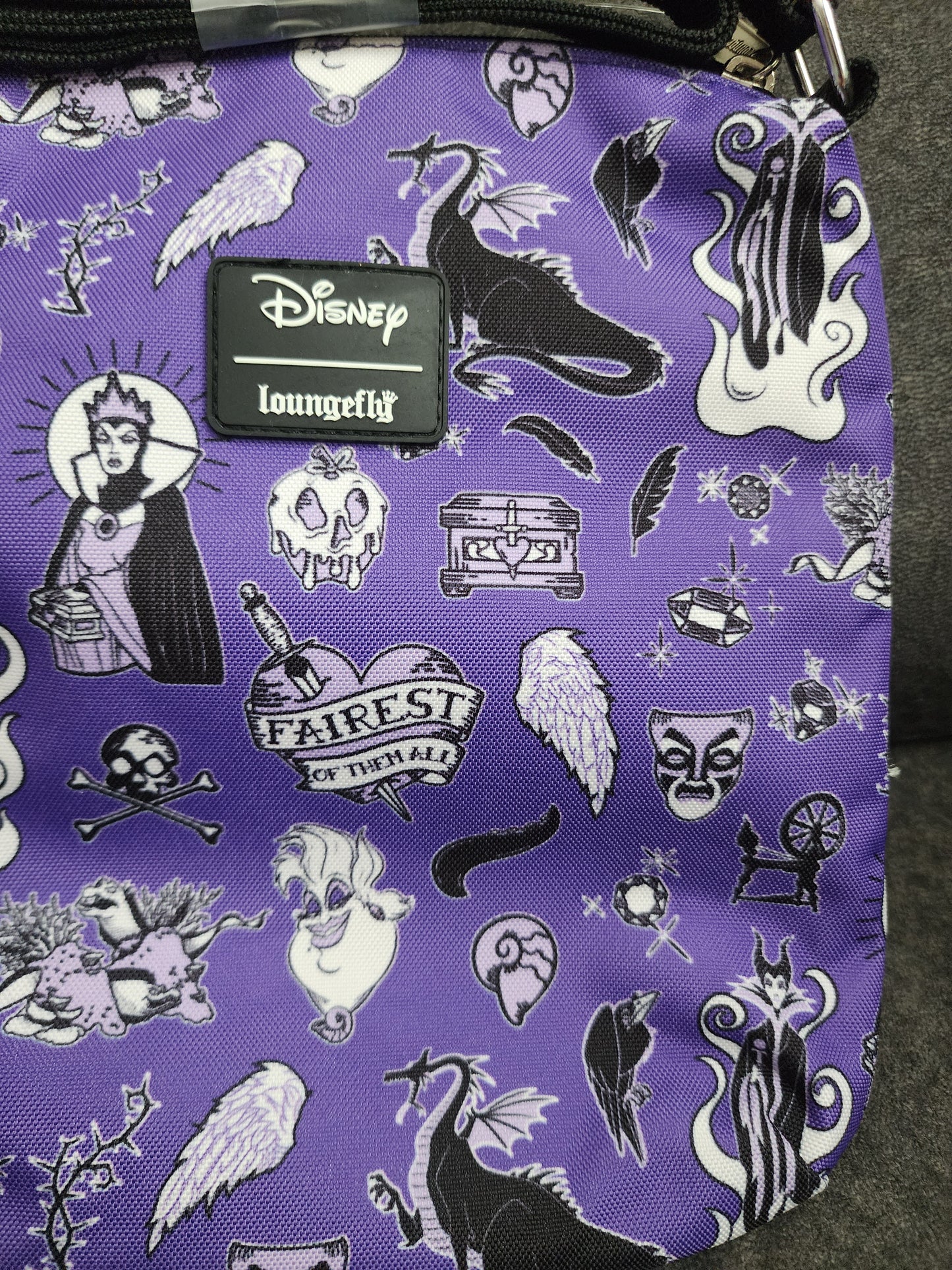 Loungefly Disney Villains Icon Crossbody Bag.