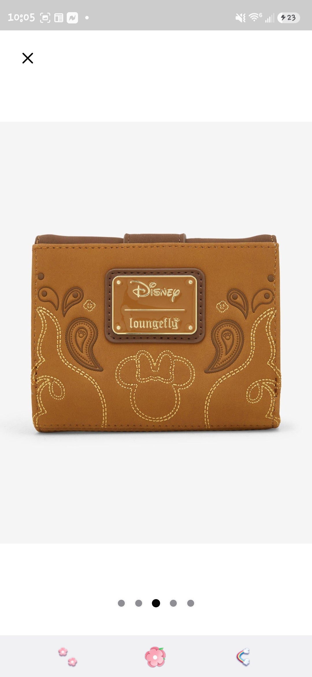 Loungefly Disney Minnie Mouse Western Style Wallet