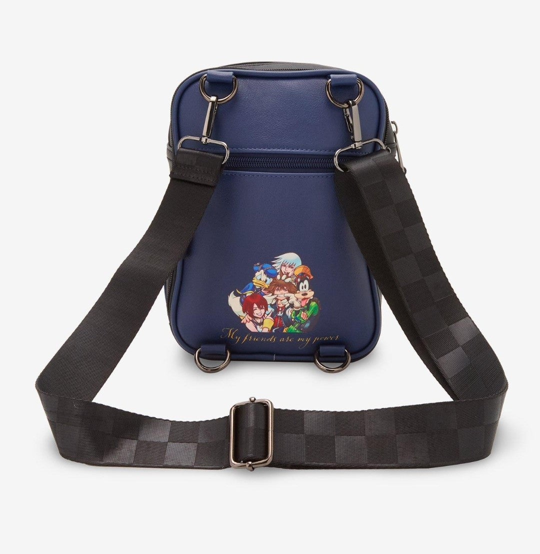 Loungefly Disney Kingdom Hearts Sora Stained Glass Crossbody Bag