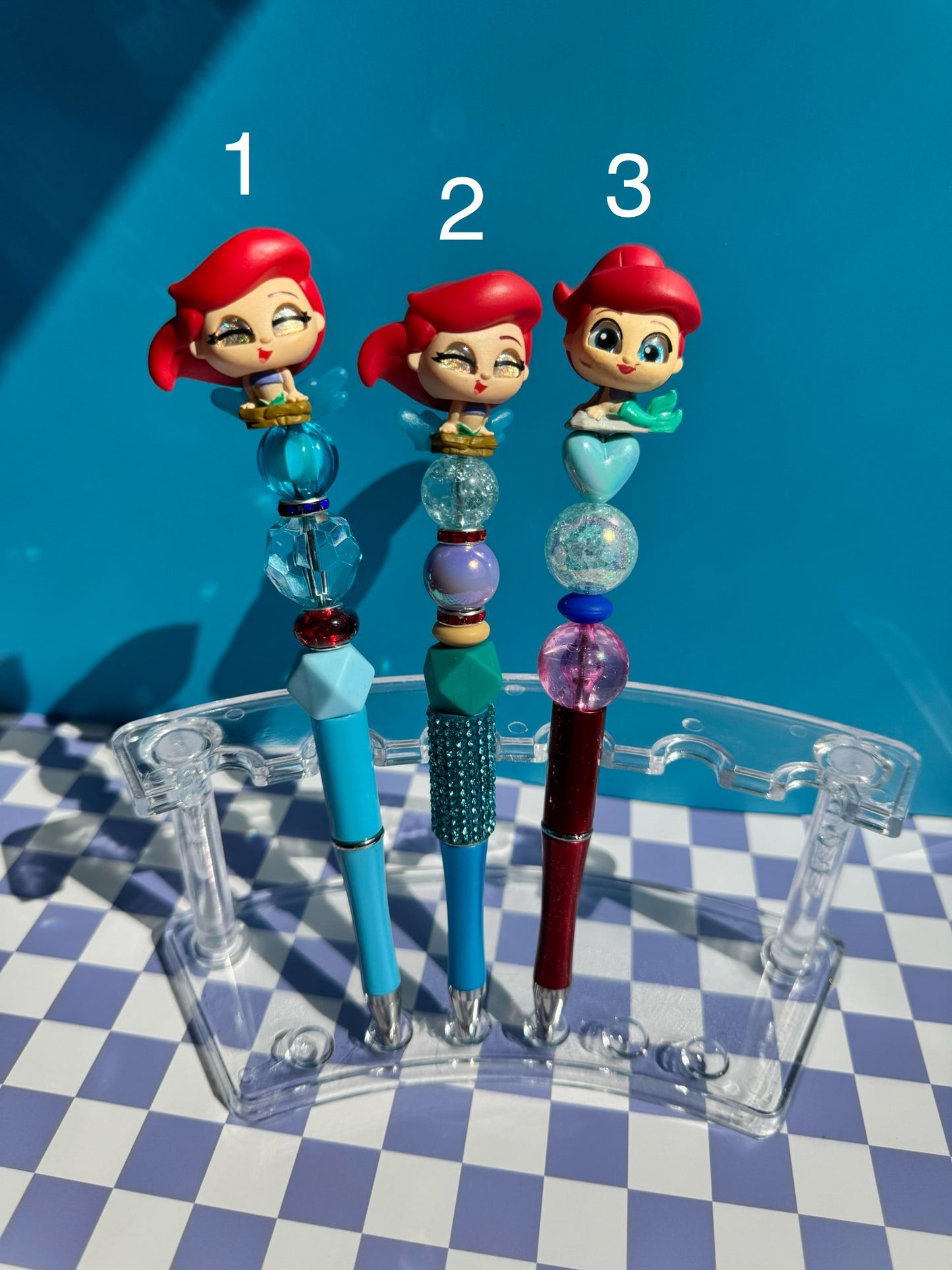 Little Mermaid Doorable Beaded Pens