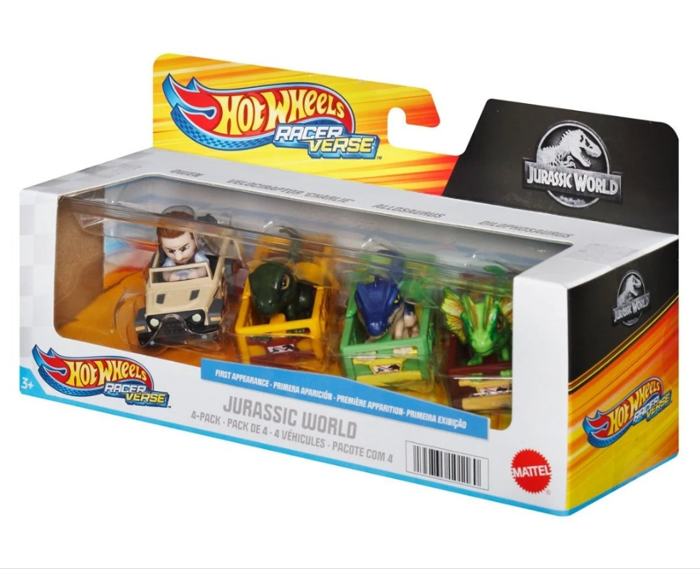Hot Wheels Jurassic World RacerVerse Car Set