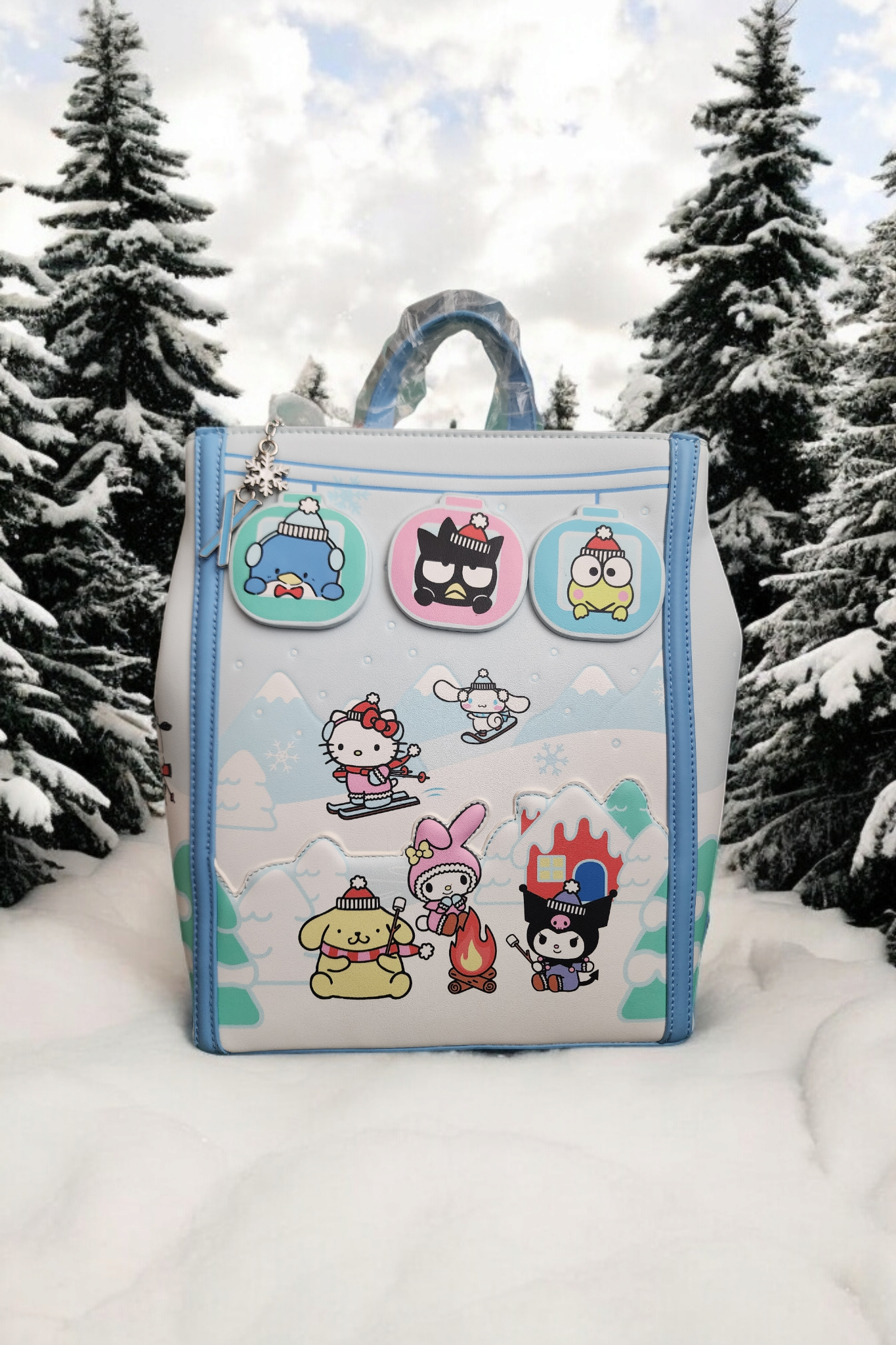 Hello Kitty and Friends Ski Trip Interactive Tote Bag/Backpack – Gwen's Mermaid Cove Hello Kitty and Friends Ski Trip Interactive Tote Bag/Backpack – Gwen's Mermaid Cove