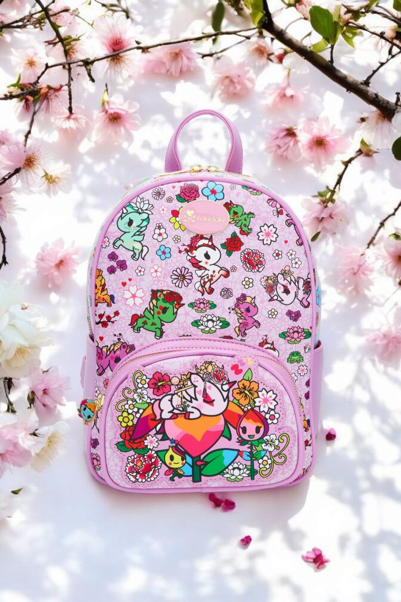 Tokidoki Unicorno Cherry Blossom Backpack – Gwen display picture 1
