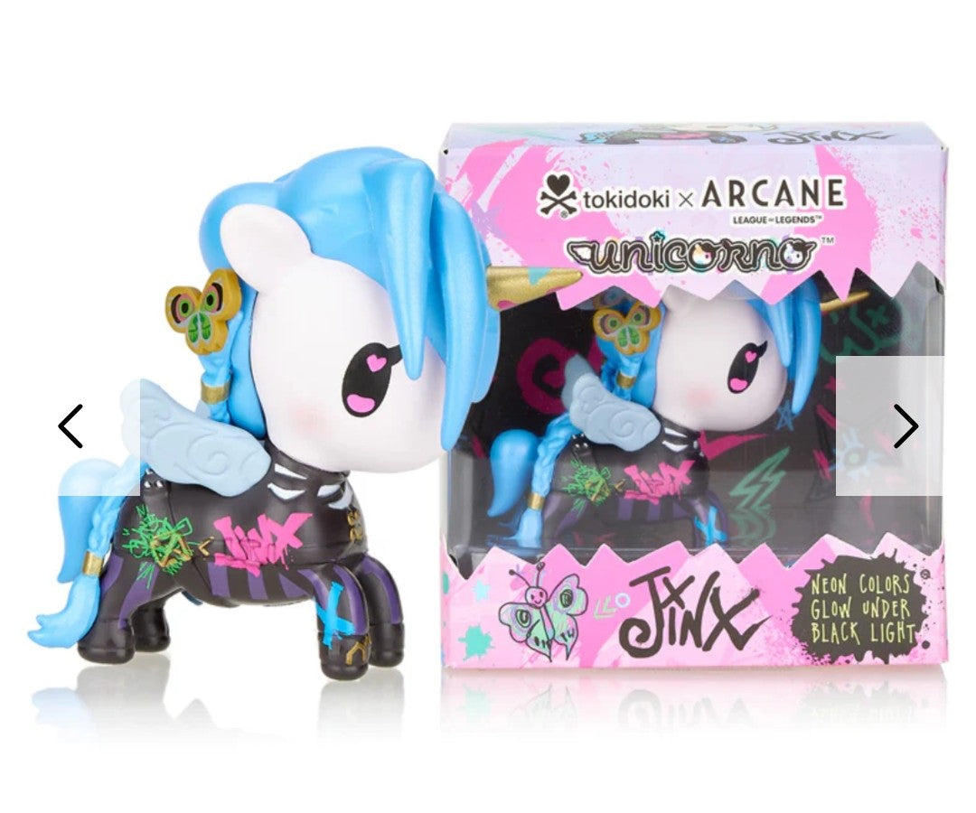 Tokidoki Unicorno Arcane League of Legends Jinx Special Edition Figure