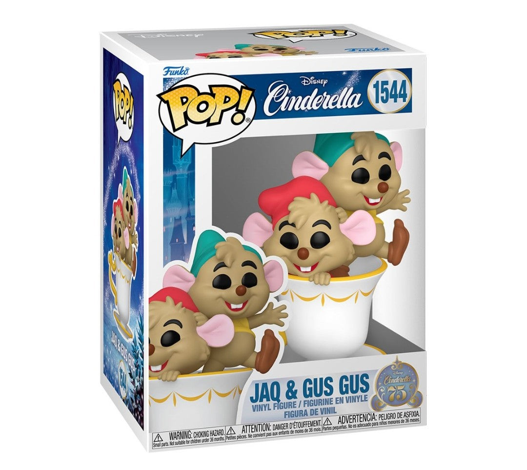 Funko Pop Disney Cinderella 75th Anniversary Gus Gus and Jaq Figure
