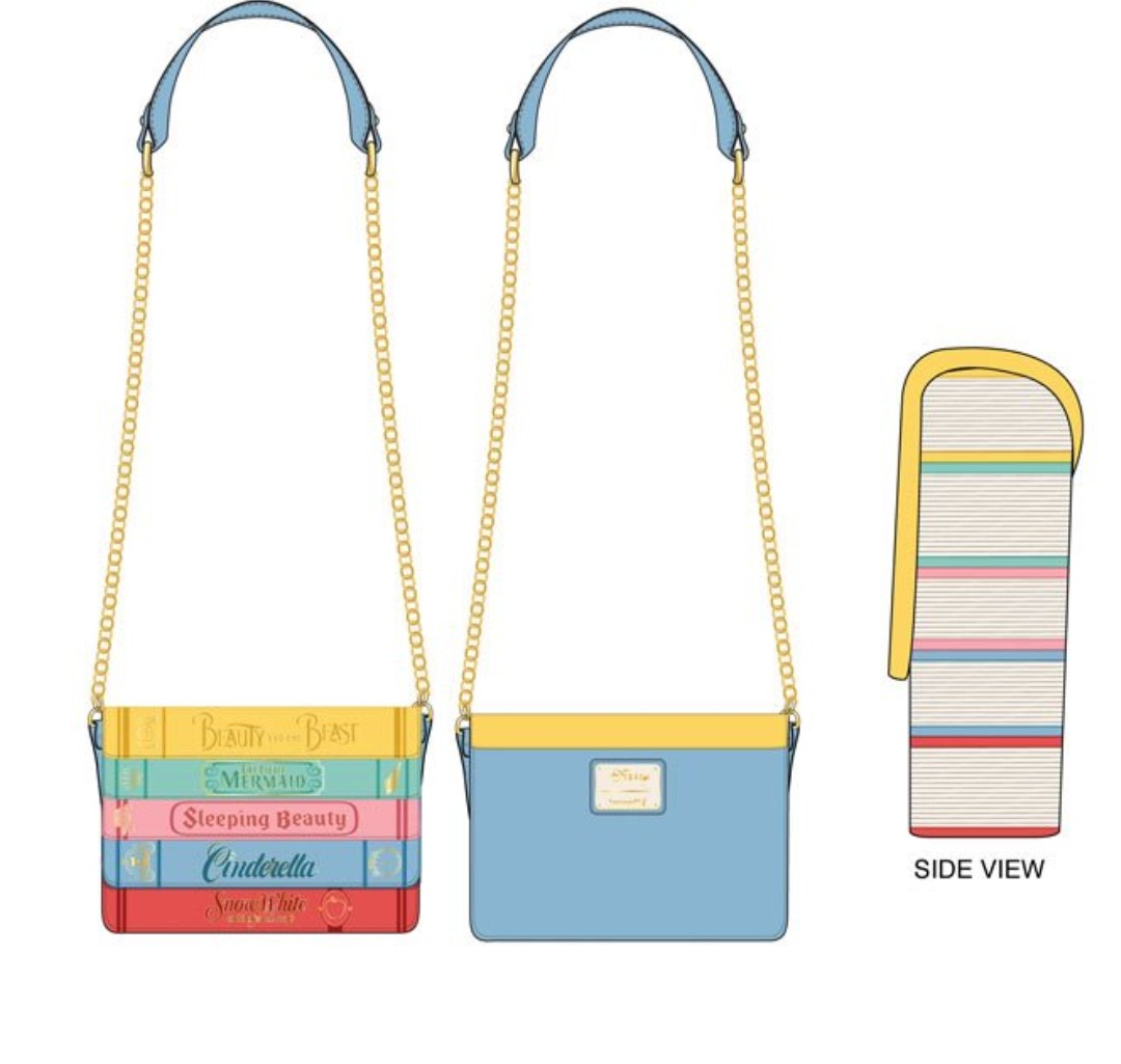 Loungefly Disney Princess Books Crossbody Bag