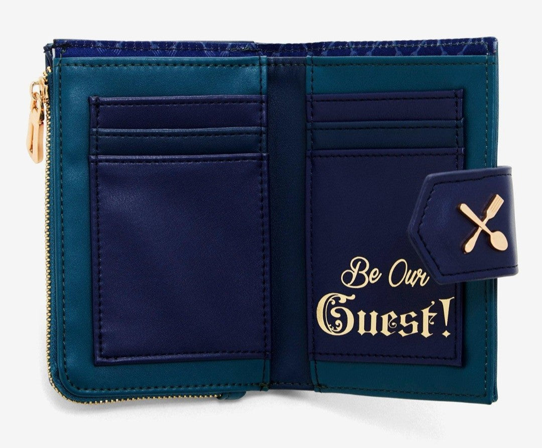 Our Universe Disney Beauty and the Beast Be Our Guest Wallet