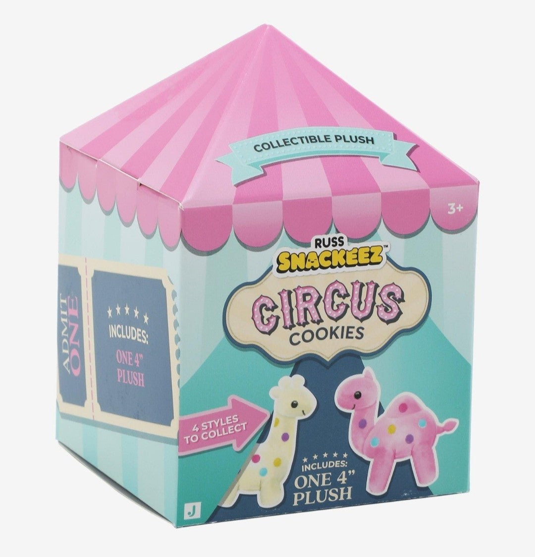 Russ Snackeez Circus Cookie 4" Mystery Plush