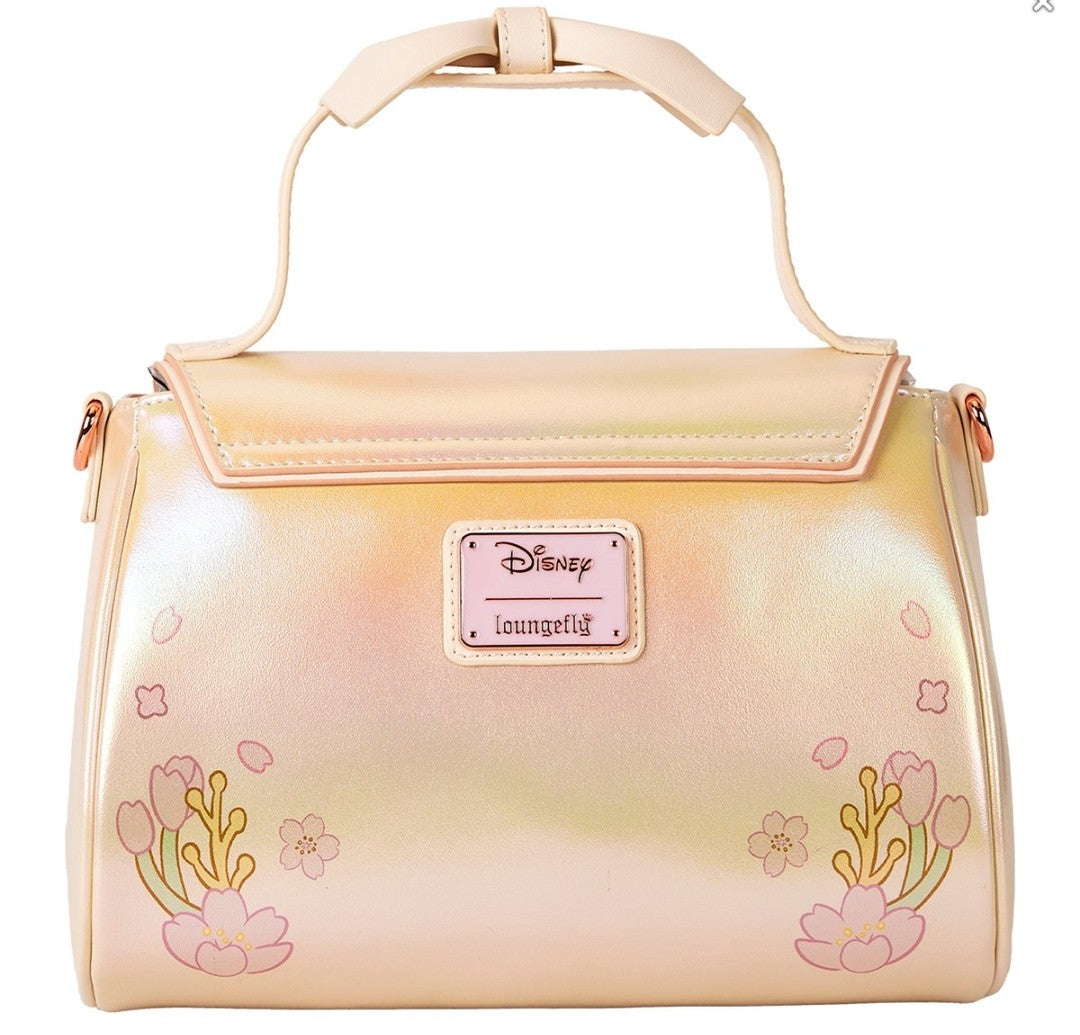 Loungefly Disney Lilo and Stitch Iridescent Cherry Blossom Handbag/Crossbody Bag