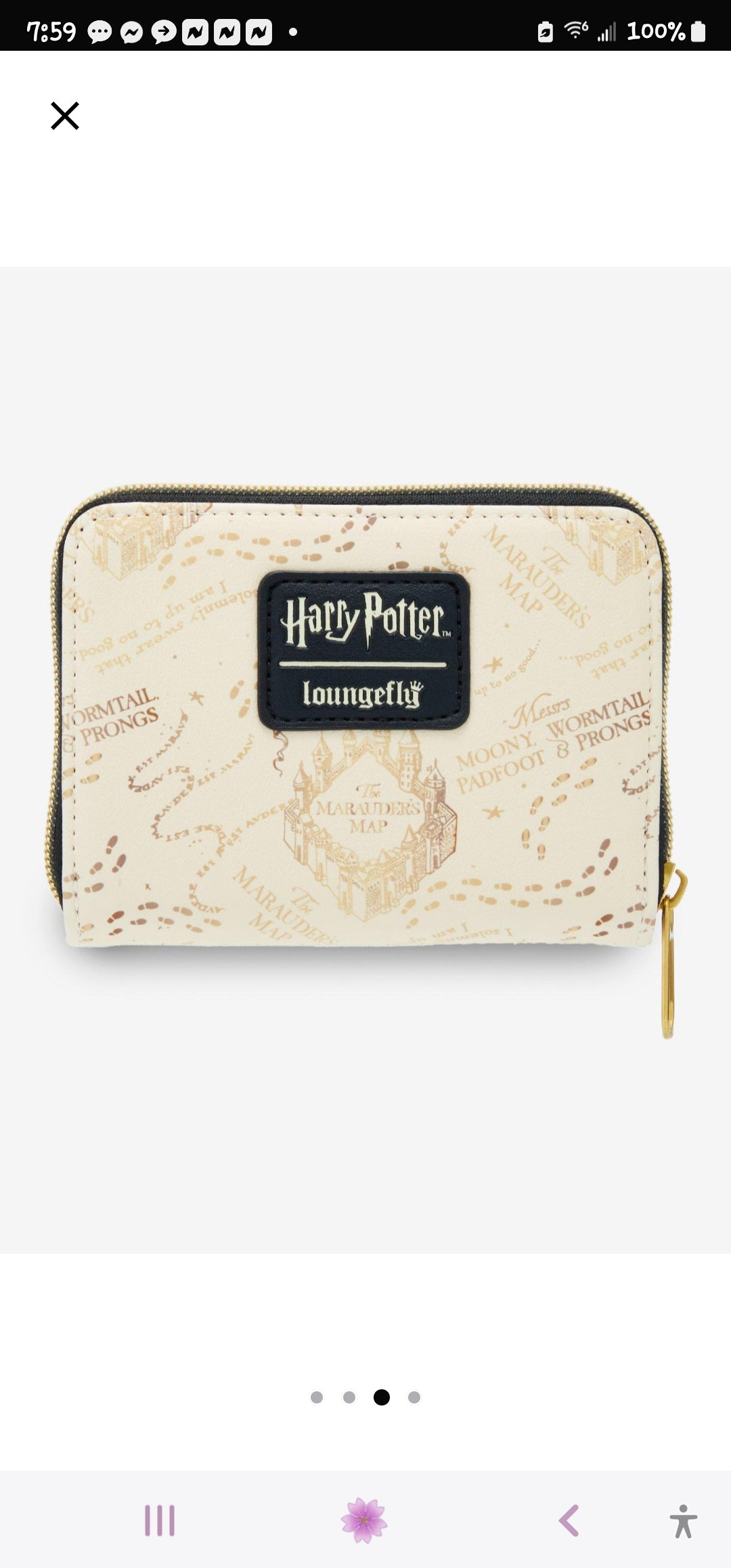 Loungefly Harry Potter Up To No Good Wallet