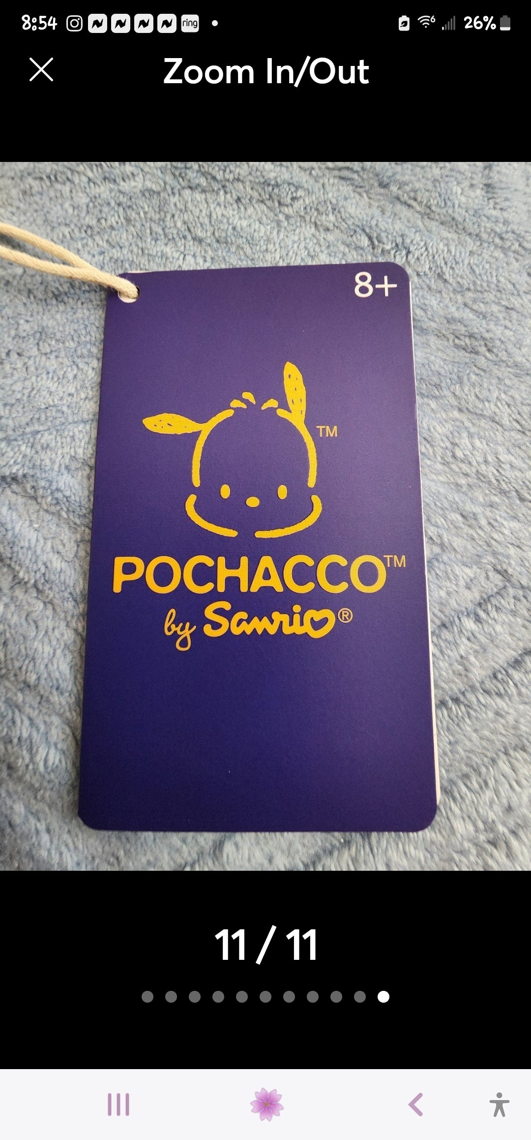 Loungefly Exclusive Hello Kitty Pochacco Sweet Treat Wallet